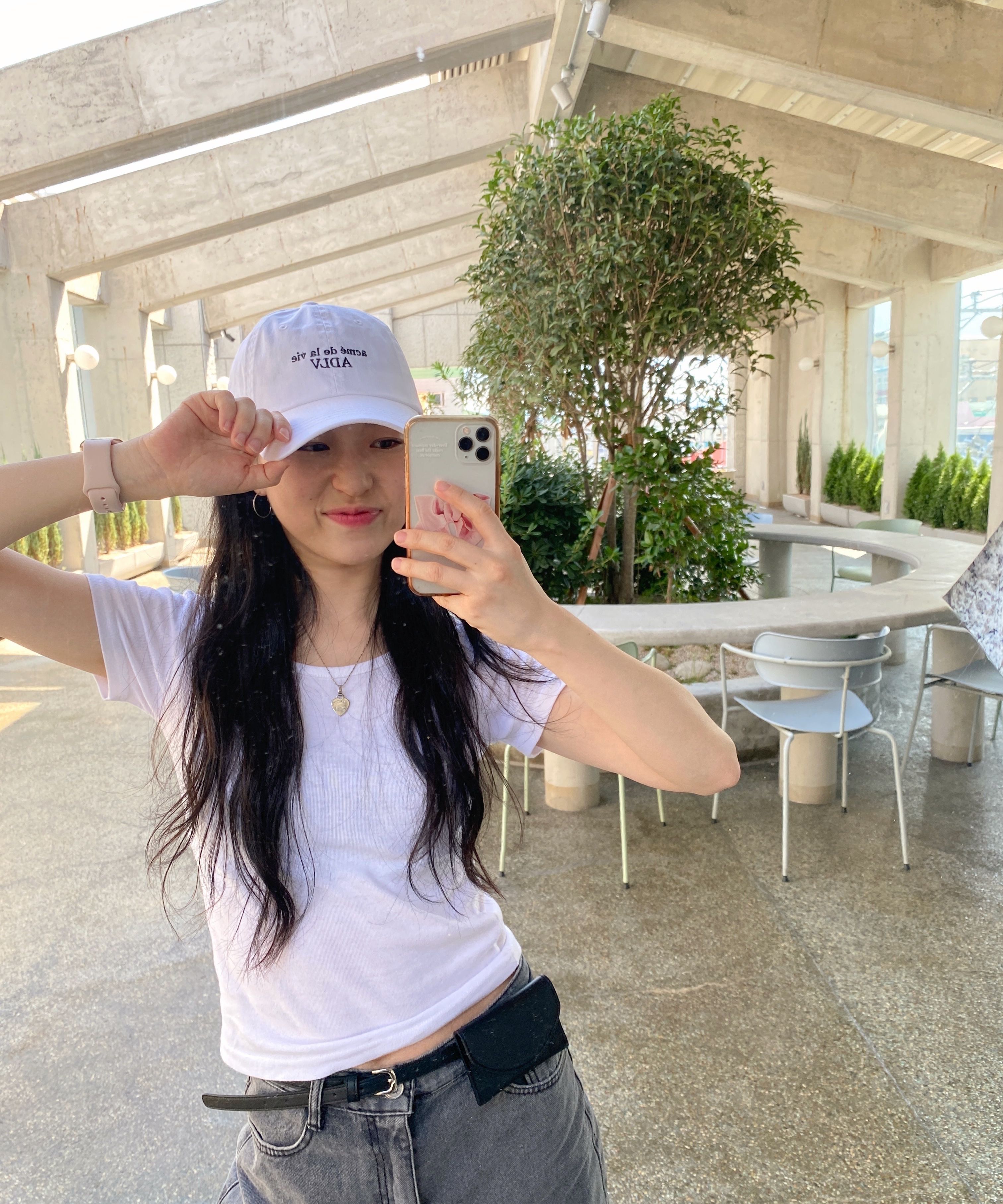 キャップ acme de la vie BASIC SMALL LOGO BALL CAP GREEN ADLV-24SS-ACL acme de la vie