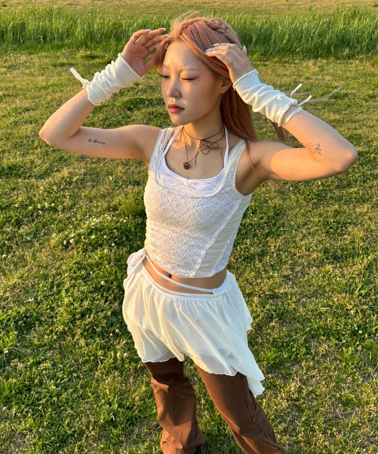 MUSINSA公式 | SCULPTOR Team Mary Corset Top White/Raw
