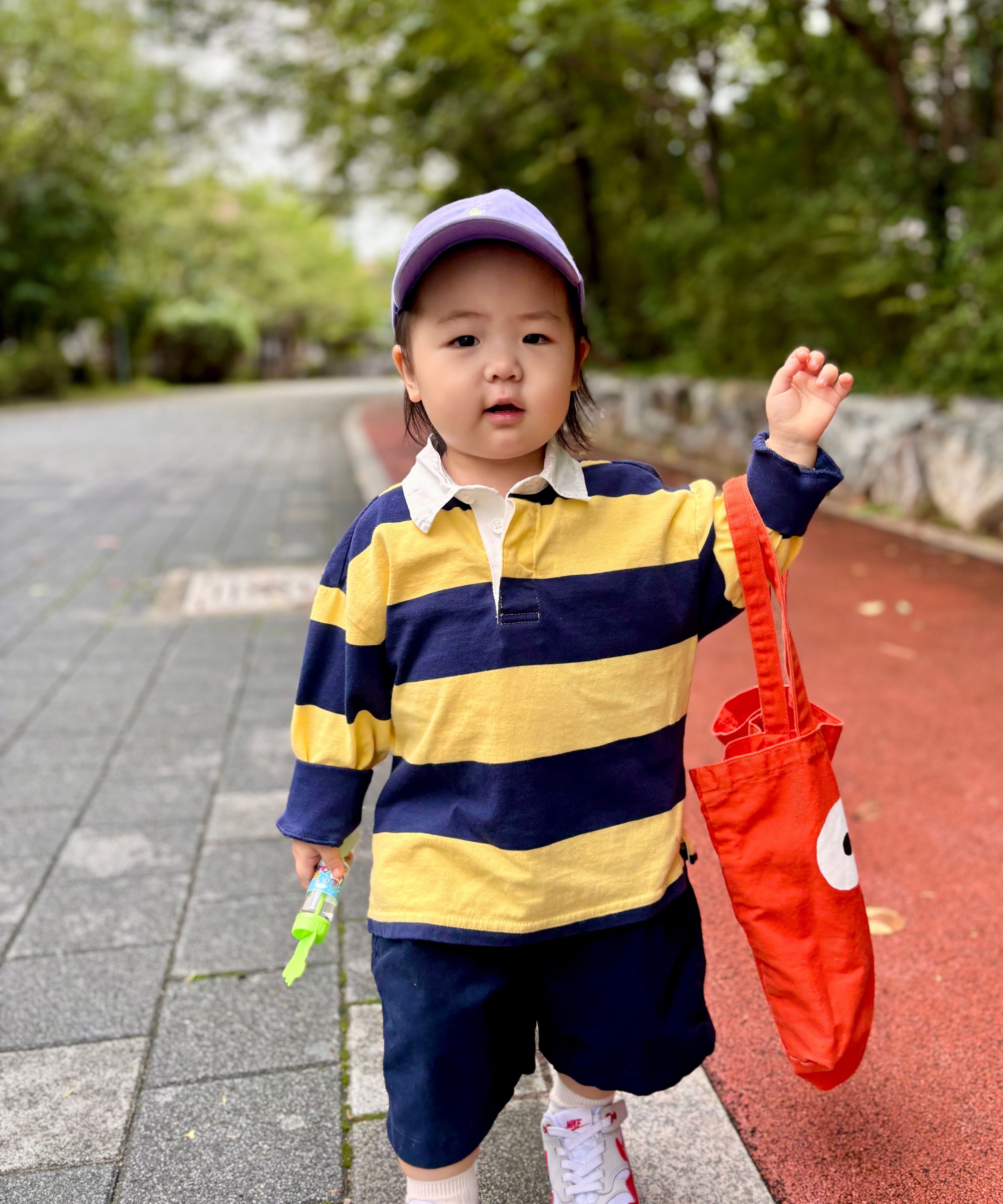 MUSINSA公式 | MUSINSA STANDARD KIDS ストライプラグビーシャツ