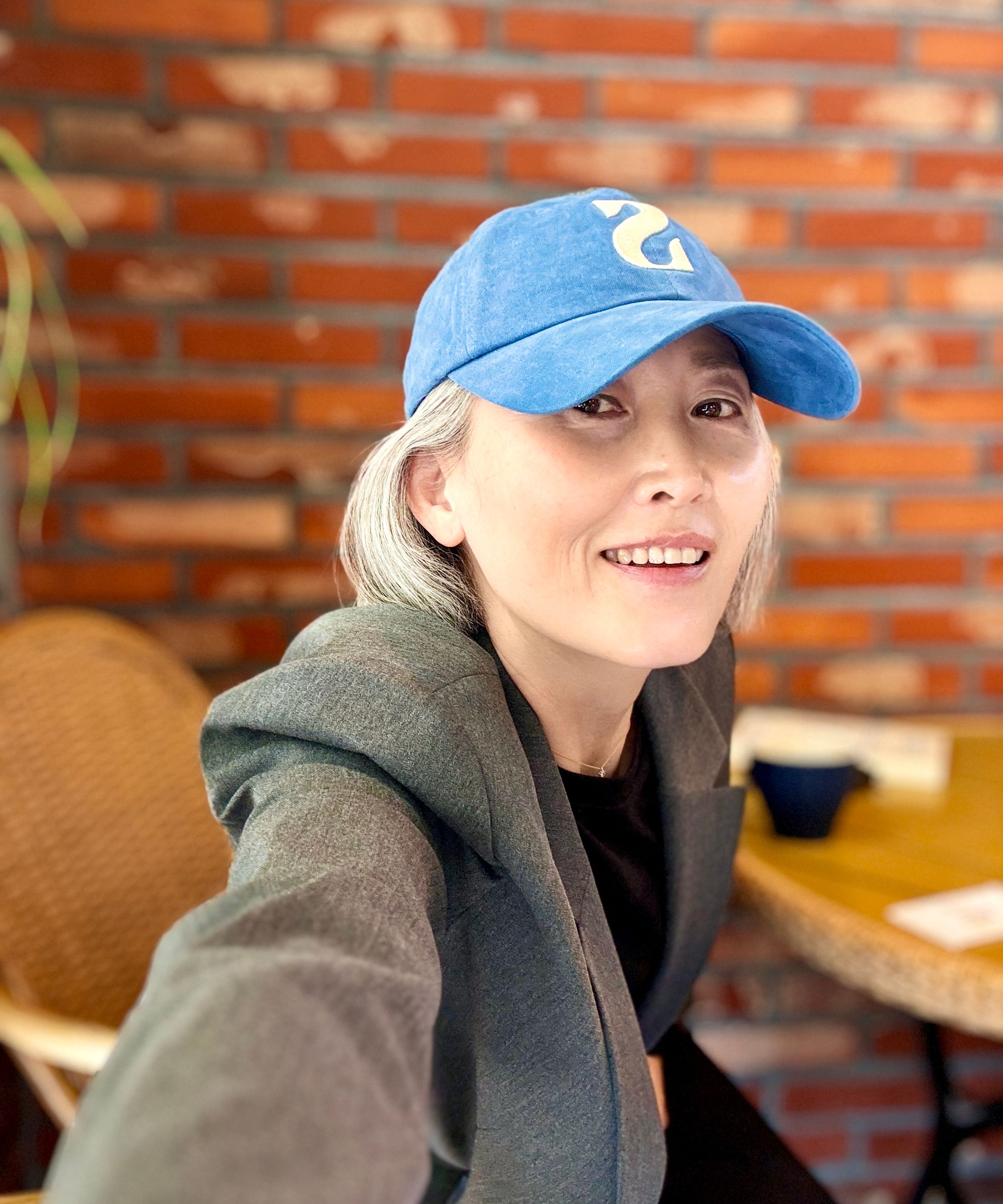 MUSINSA公式 | SATUR Vintage Casual Ball Cap Vintage Blue