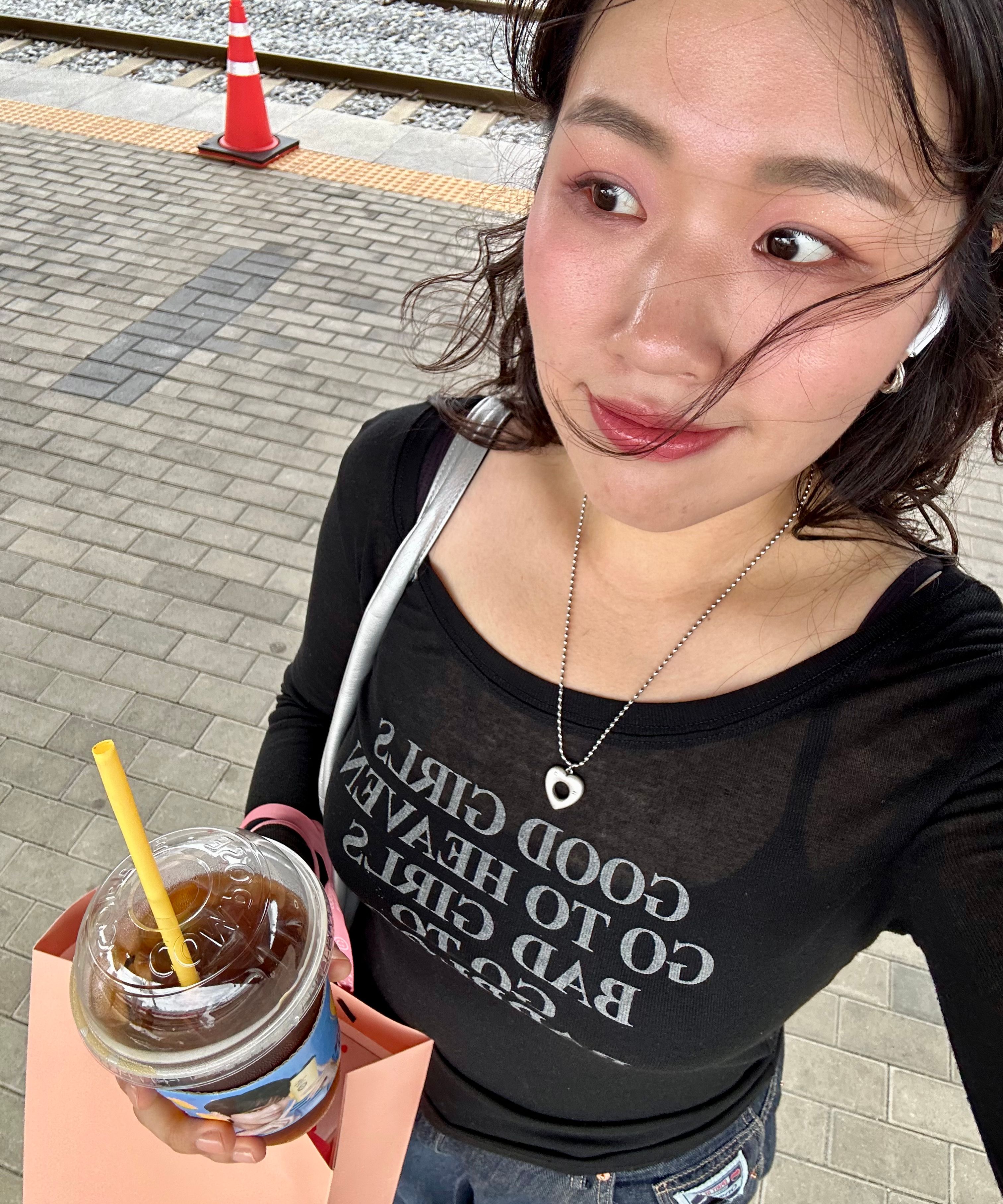 MUSINSA公式 | BADBLOOD Bad Girls Loose Fit Top - Black