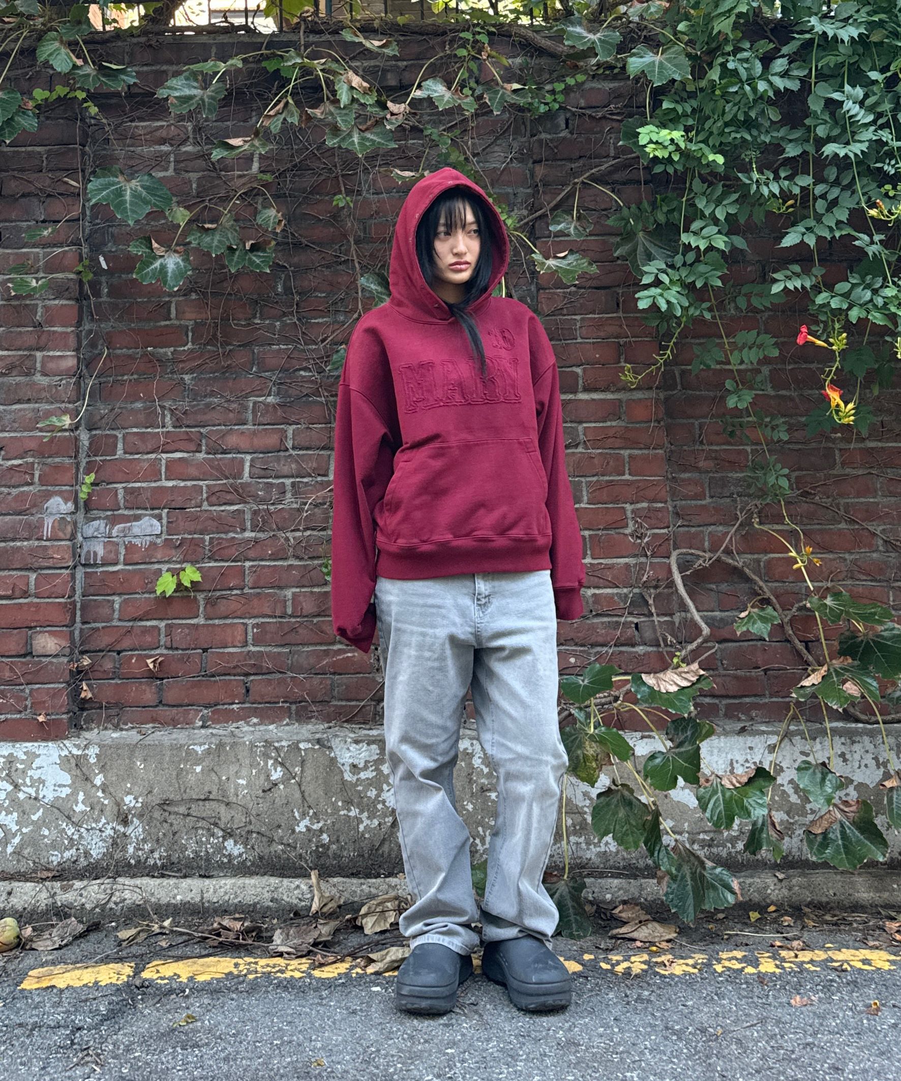 スカルプター MaryAcid Peel Hoodie Washed black SCULPTOR/スカルプター】 Mary Acid Peel Hoodie SL006476BW