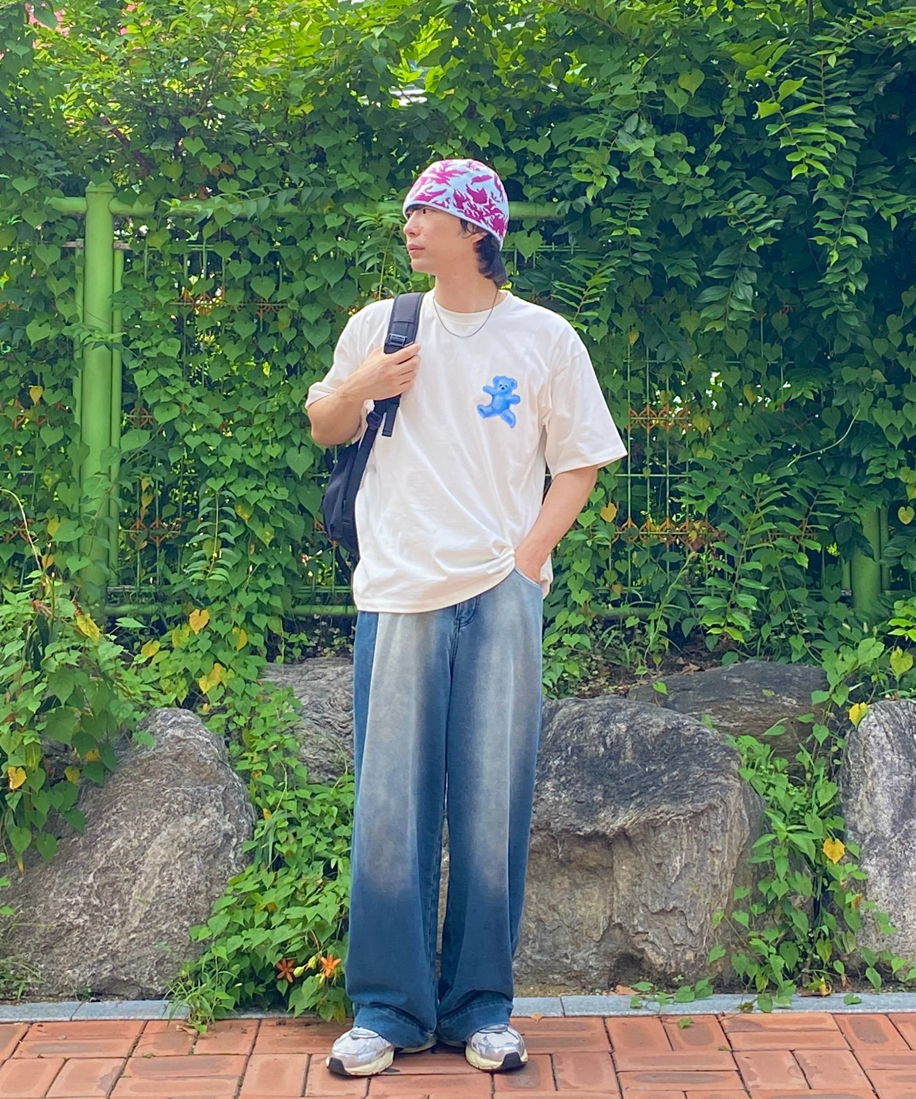 Tシャツ・カットソー ACME DE LA VIE CRAYON THREE BEAR ARTWORK SHORT SLEEV 4BUK062 CRAYON THREE BEAR ARTWORK SHORT SLEEVE T-SHIRT - 아크메드라비