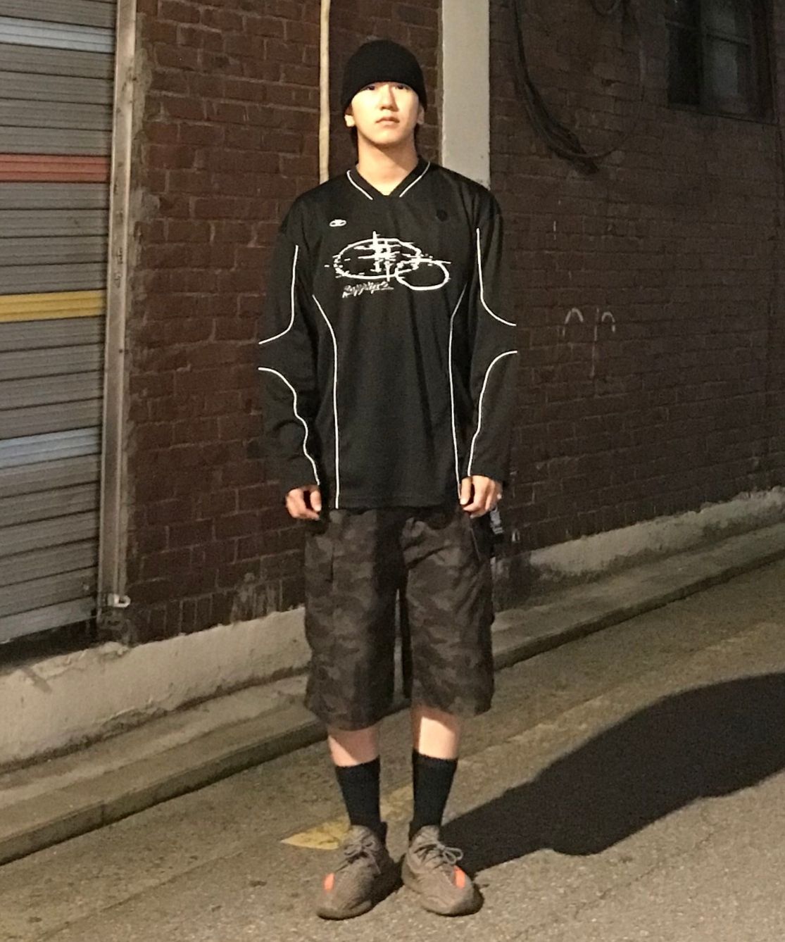 MUSINSA | ROMANTIC CROWN Piping Sports Jersey Vol.2_Black