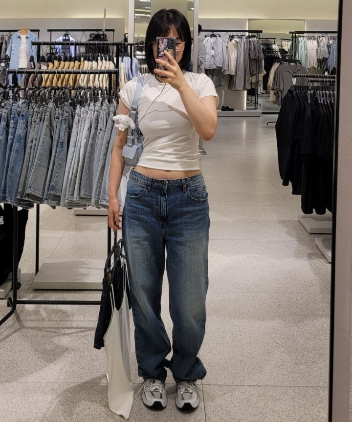 ◆GLOWNY◆ 93 MIDRISE LOOSE FIT JEANS BLUE 23B0002 MUSINSA | GLOWNY 93 MID-RISE LOOSE FIT JEANS (BLUE)