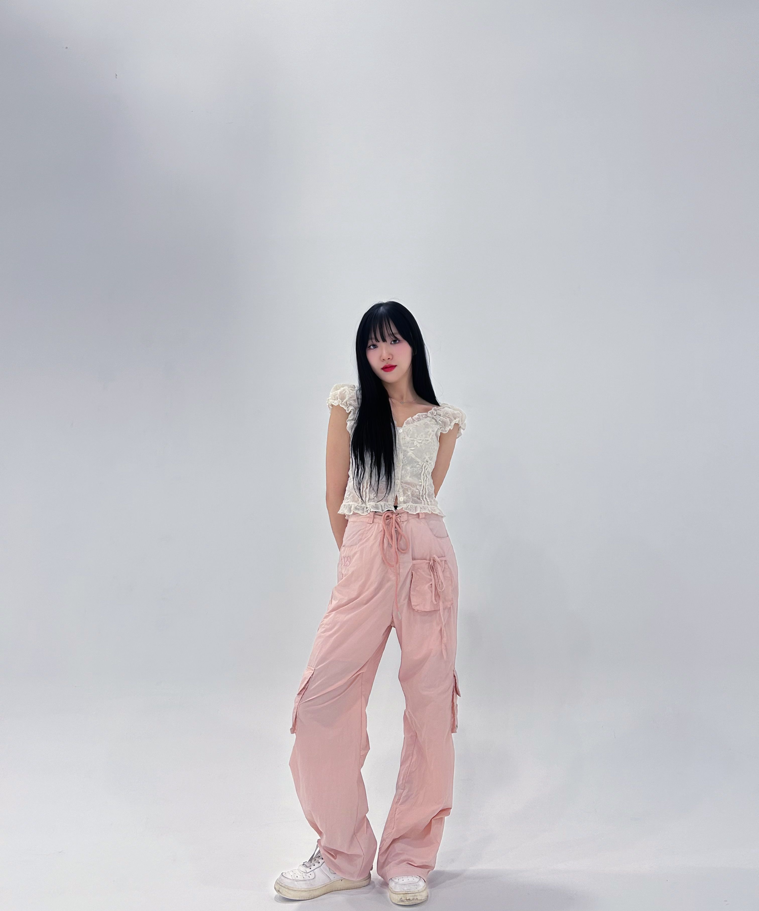 パンツ ILLIGO Nylon String Cargo Banding Pants 5BJH1613 MUSINSA公式 | ILLIGO Nylon string cargo banding pants black