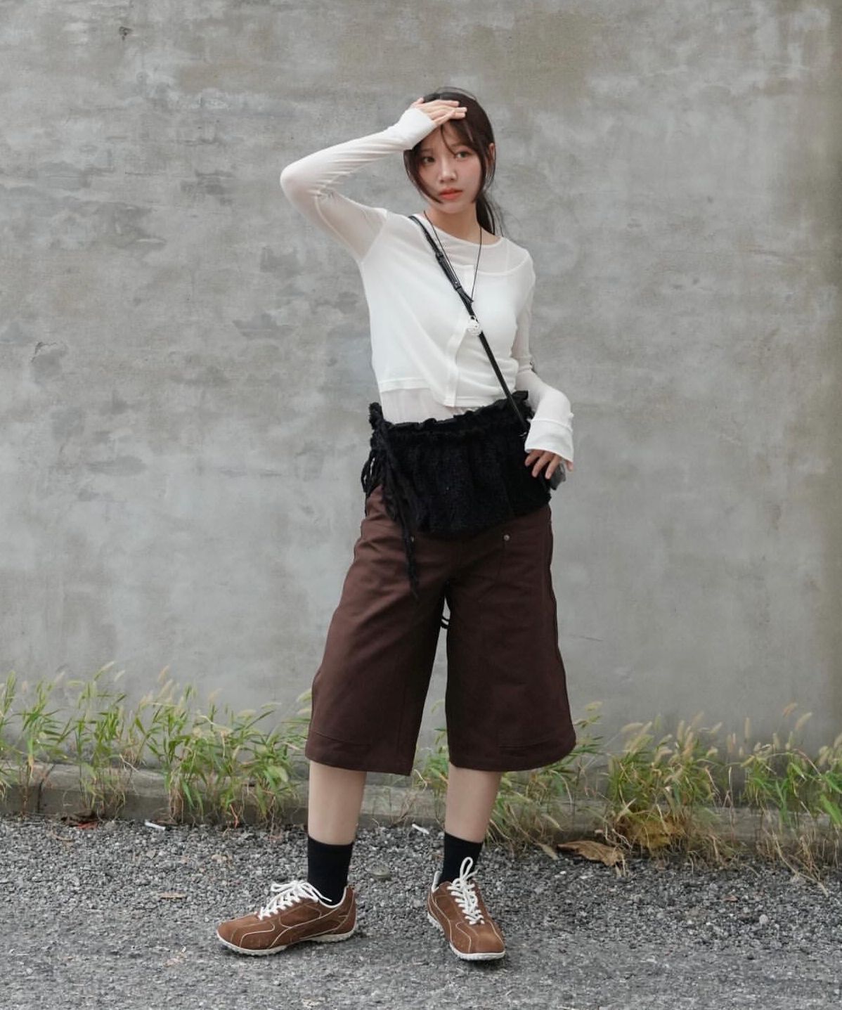 【TYPESERVICE】Layered Wrap Skirt MUSINSA | TYPESERVICE Lace Layered Wrap Skirt [Black]