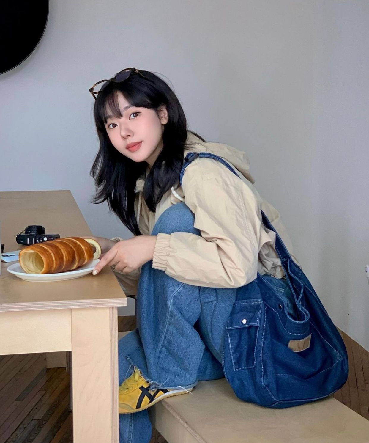 ★MUCENT★ Eloi Denim Shoulder Bag Unisex P00000NN MUSINSA | MUCENT Eloi Denim Shoulder Bag (Unisex)