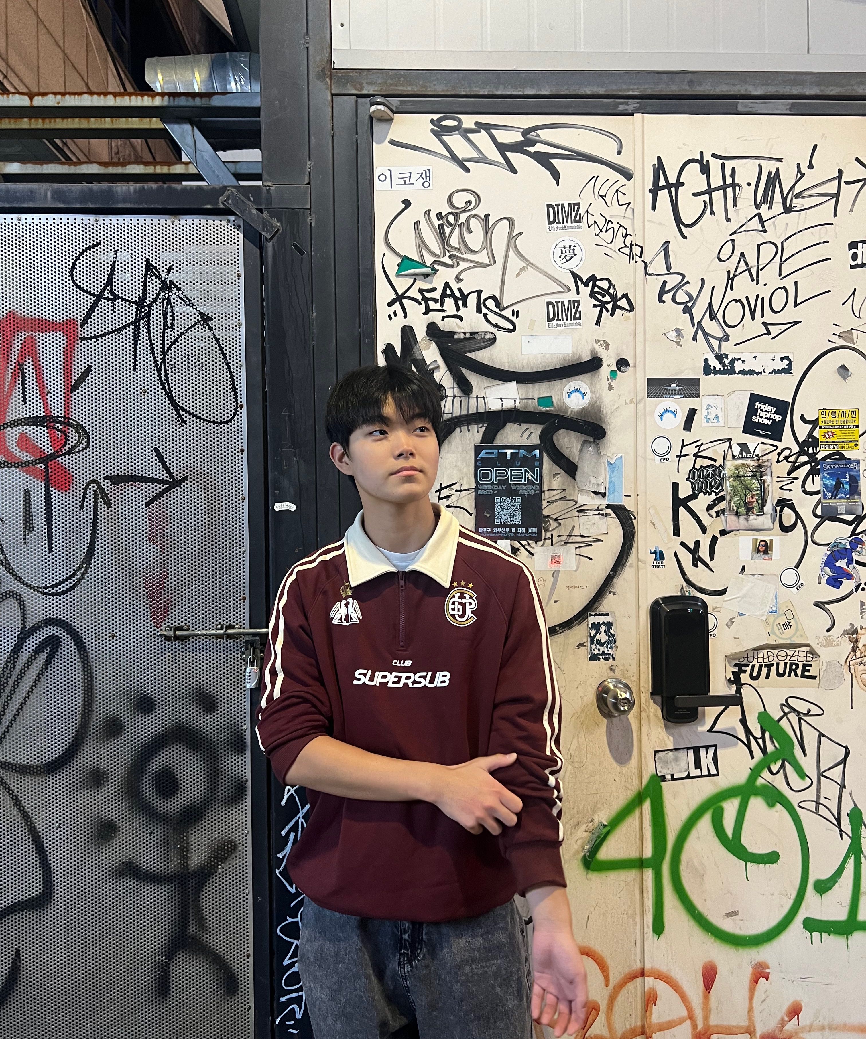 MUSINSA | SUPERSUB Club Replica Sweatshirt [Black]