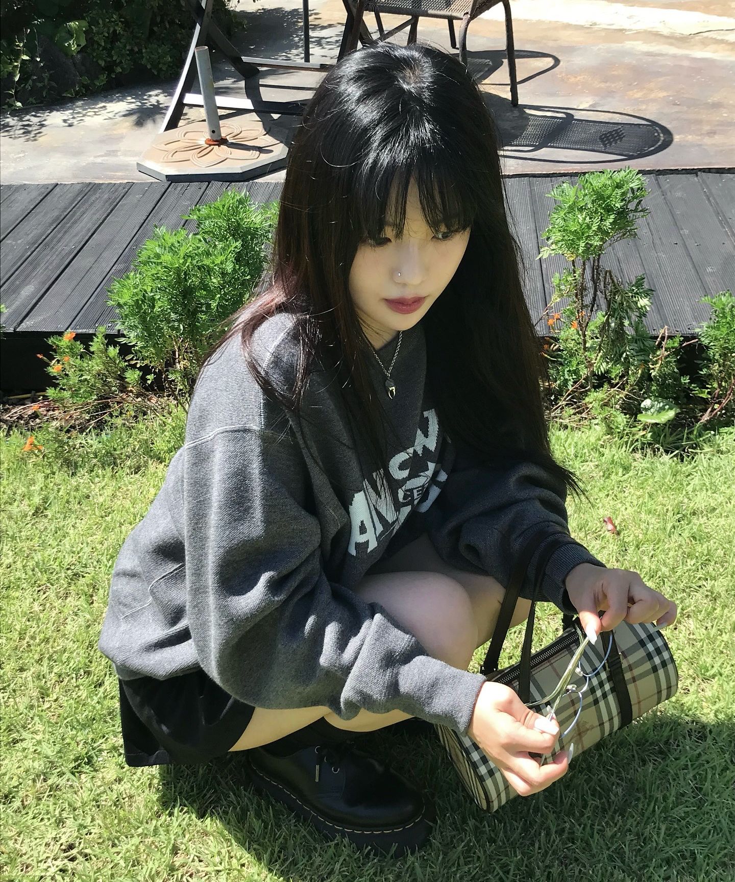 MUSINSA | MISEKI SEOUL Skirt shirring pants SET BLACK