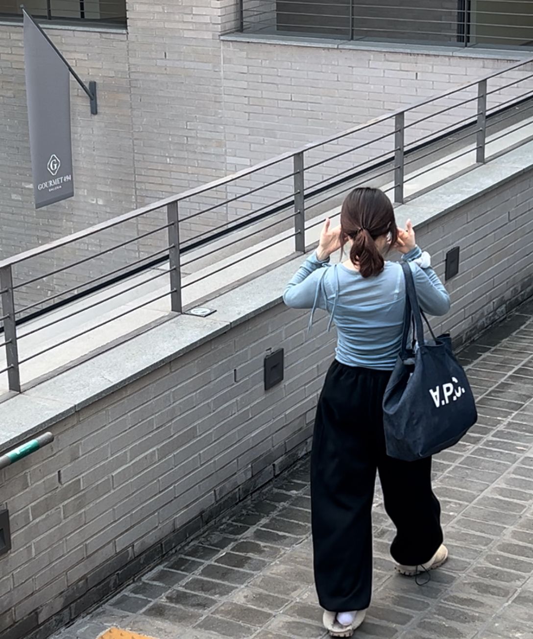 MUSINSA公式 | ANGLAN Essential Easy Balloon Pants - Black