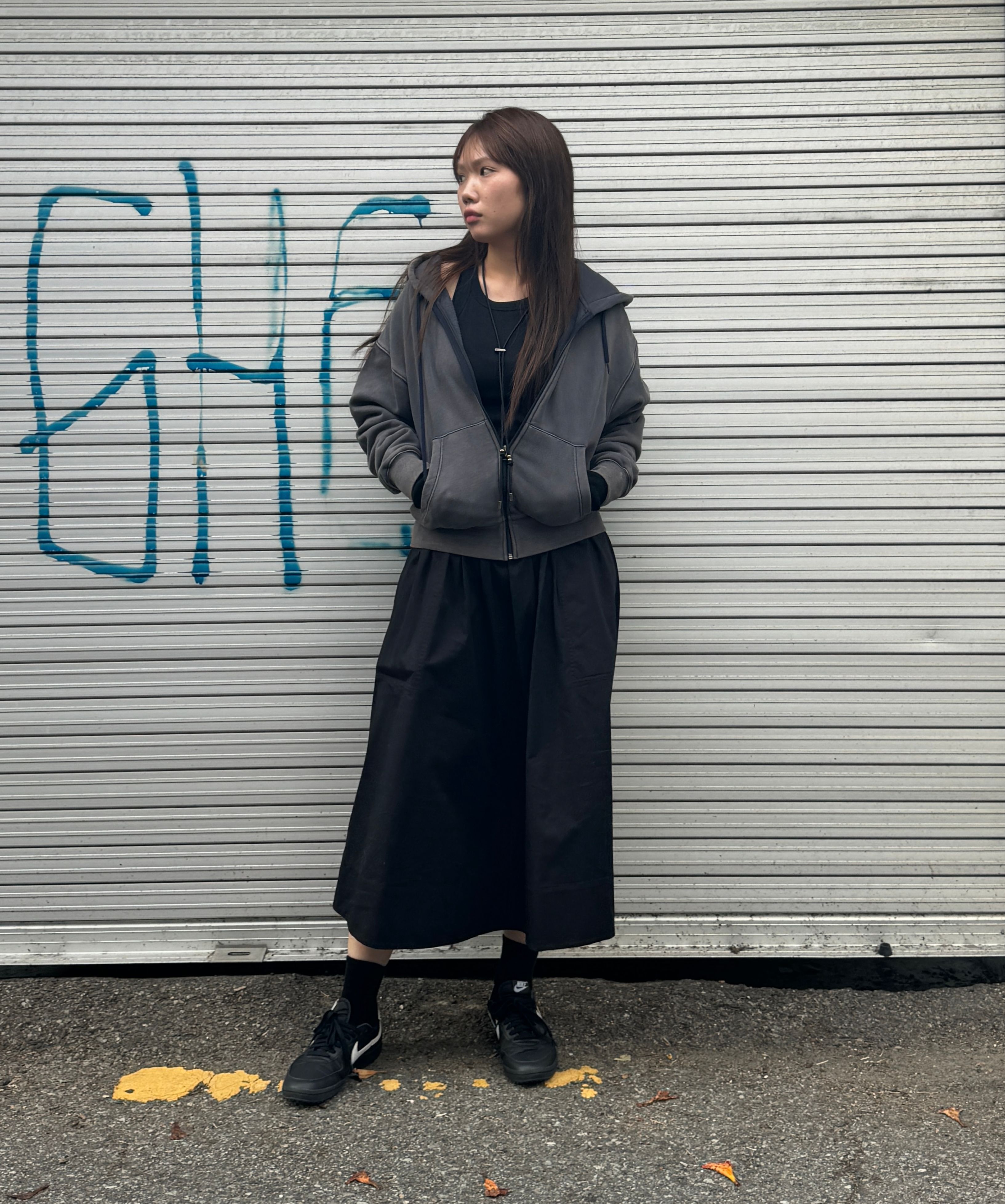 MUSINSA | SCULPTOR Bad Seed Washed Hoodie Zip-Up Deep Purple