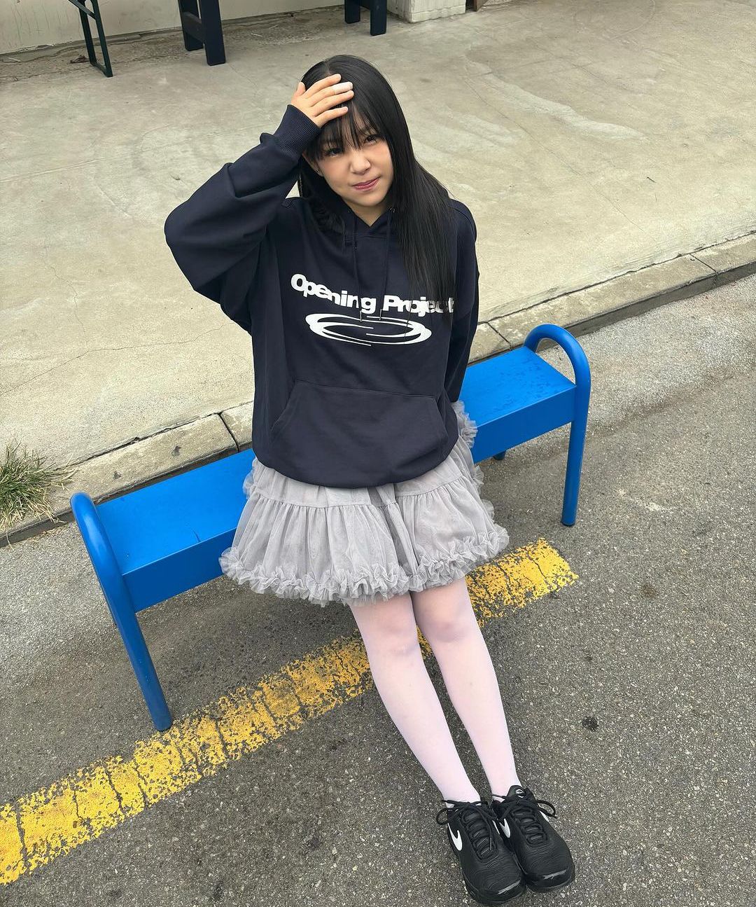 トップスその他 Opening Project W Identity Hoodie Black MUSINSA公式 | OPENING PROJECT Identity Hoodie - Black
