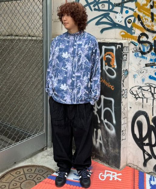 ★YESEYESEE★ YES Mock Neck LS Blue YS243TTSLT04BLE MUSINSA | YESEYESEE Y.E.S Mock Neck L/S Blue