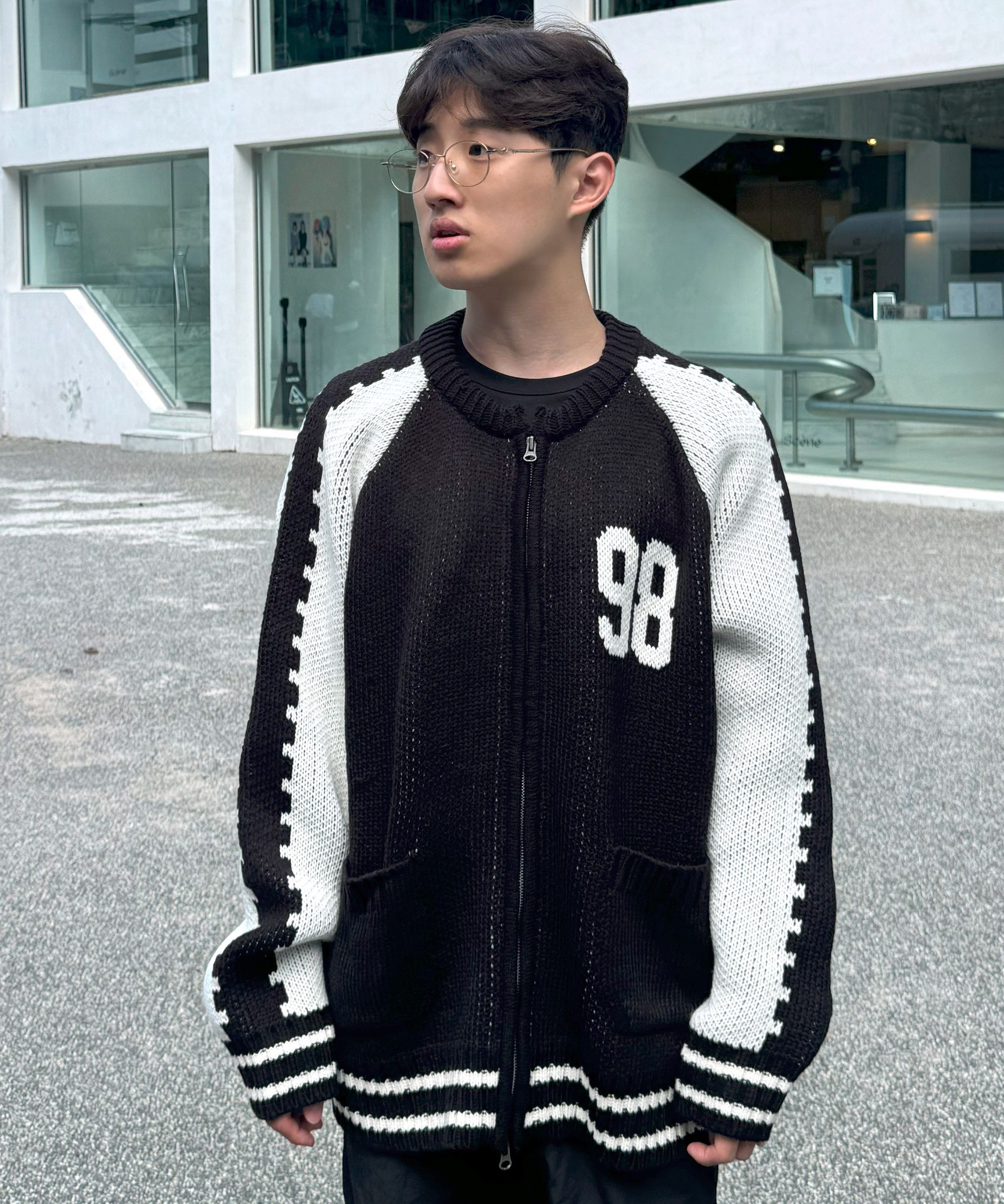 ★MAINBOOTH★Windows 98 Sukajan Sweater(BLACK)★正規品/人気 MUSINSA公式 | MAINBOOTH Windows 98 Sukajan Sweater(BLACK)