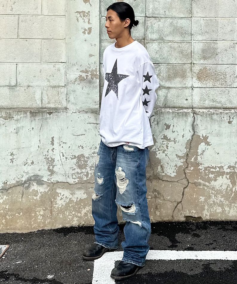 ★ EXTRAORDINARY ★ 日本未入荷 STARS LONG SLEEVE MUSINSA | EXTRAORDINARY STARS LONG SLEEVE CHARCOAL
