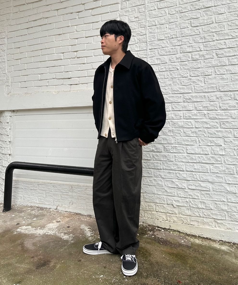パンツ salvy BIZEN No.1  TWILL TUCKED  PANTS PANTS03.16 - Organic Cotton Poplin Pleated Front Pants