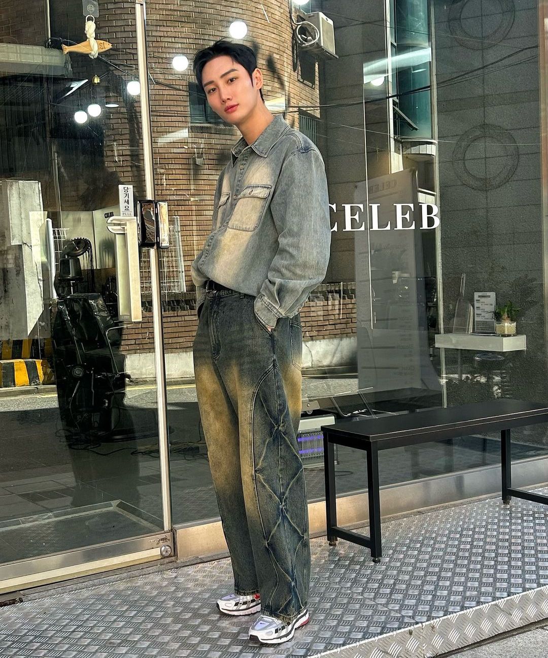 パンツ XTONZ XP238 Vintage Washed Domingo Denim Pants DARK BLUE XP2 MUSINSA | XTONZ XP238 Vintage Washed Domingo Denim Pants (BLACK)