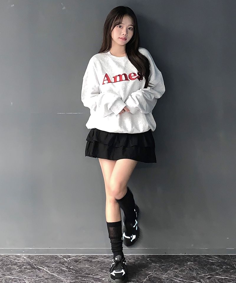 ★AMES-WORLDWIDE★BASIC LOGO SWEATSHIRT NAVY★正規品/送料込 MUSINSA | AMES-WORLDWIDE BASIC LOGO SWEATSHIRT NAVY