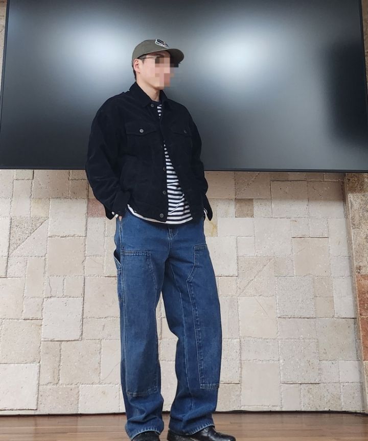 MUSINSA | MUSINSA STANDARD Denim Wide Double Knee Carpenter