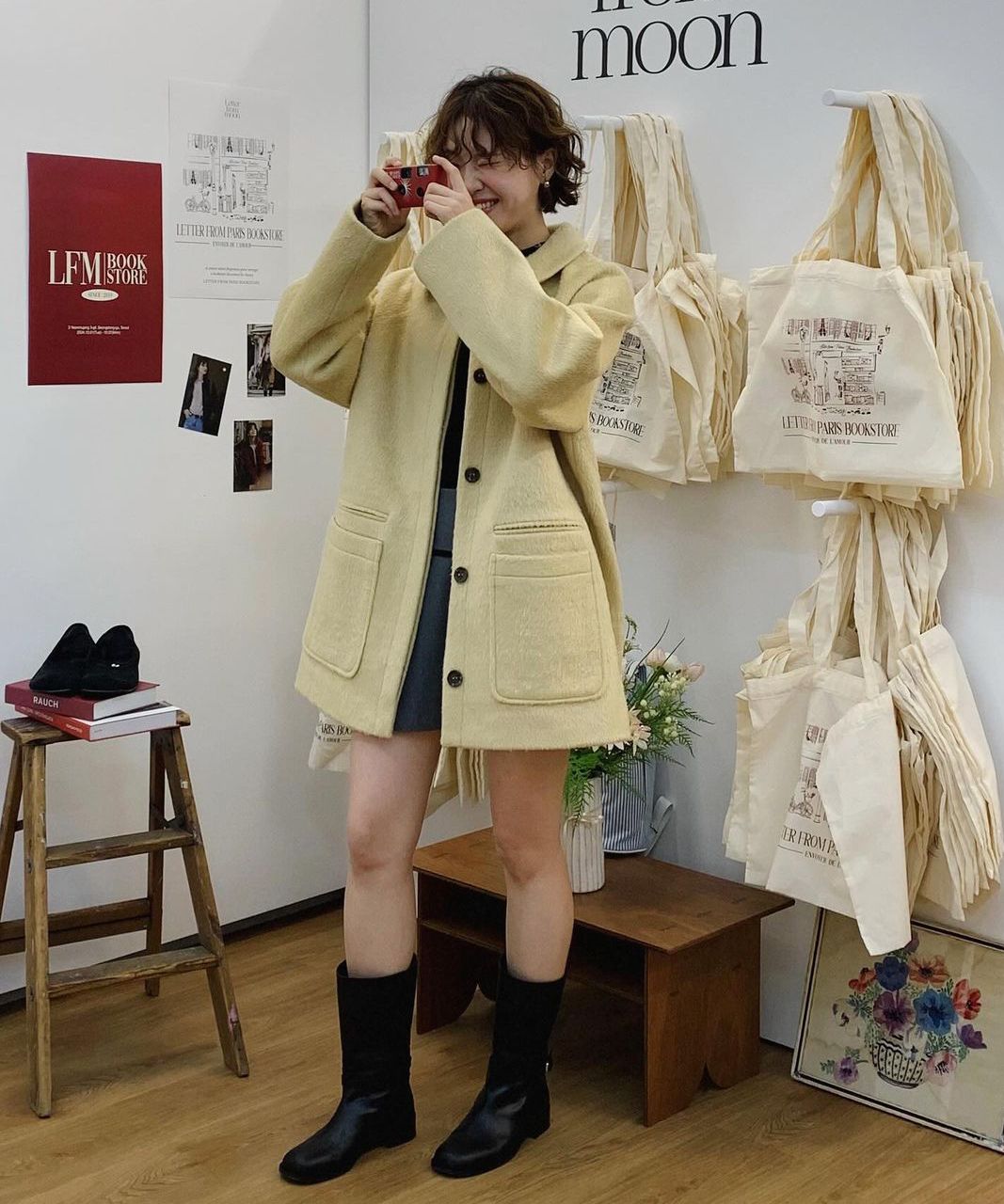 MUSINSA ヘイリーウールブックルハーフコート MUSINSA ヘイリーウールブックルハーフコート MUSINSA ヘイリーウール