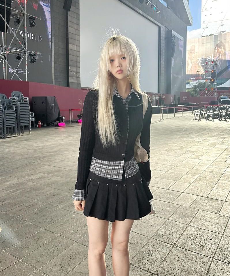 MUSINSA公式 | FANCY CLUB チェックシャツレイヤードカーディガン