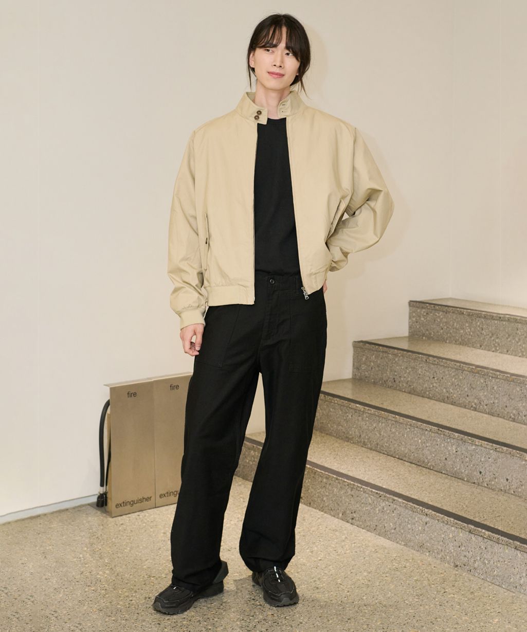 ★MUSINSA STANDARD★ Denim Fatigue Pants Low Black MMDNP516- MUSINSA | MUSINSA STANDARD Denim Fatigue Pants [Row Black]