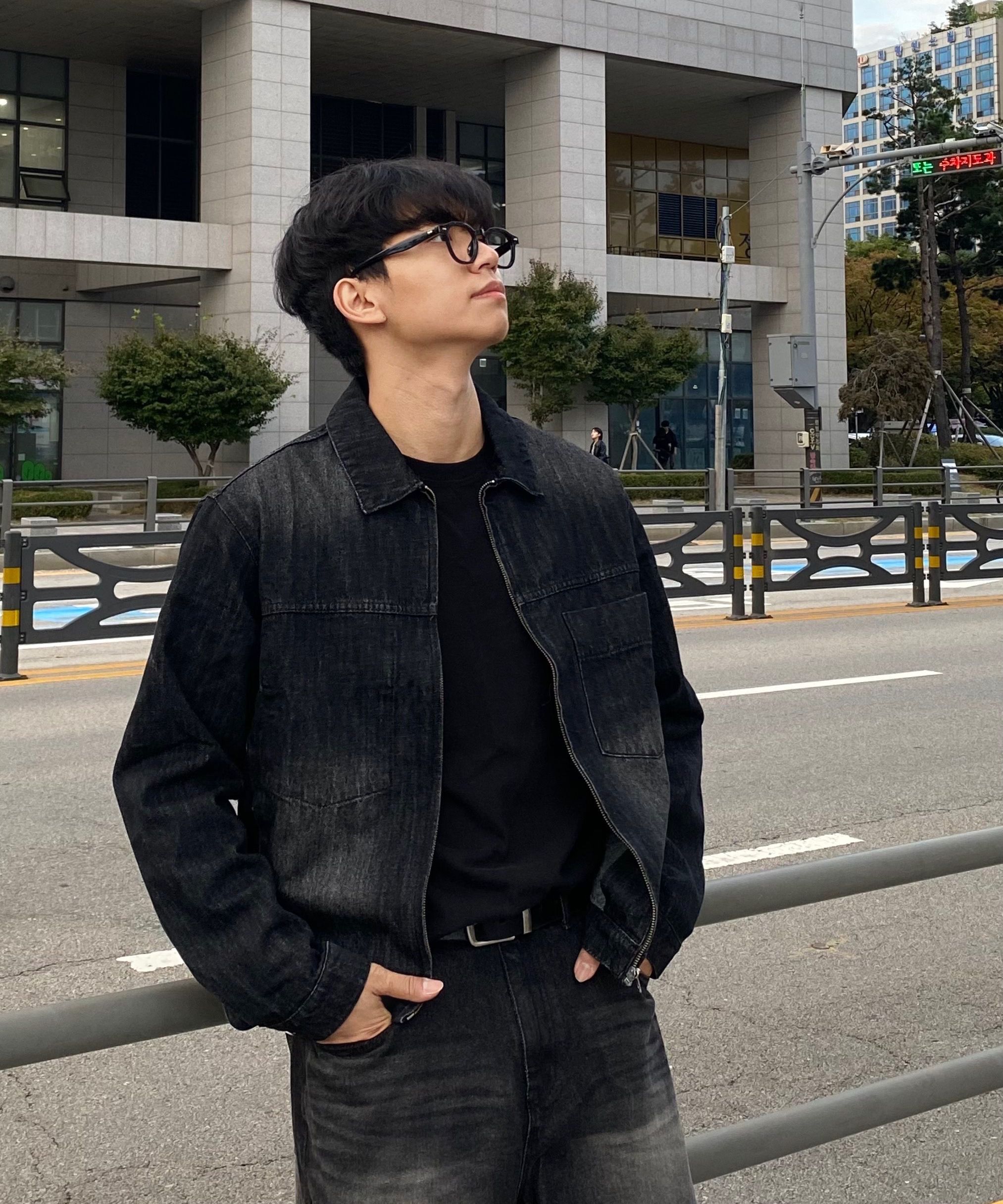 MUSINSA | DECET Denim Zip Jacket DCJK002BlueA