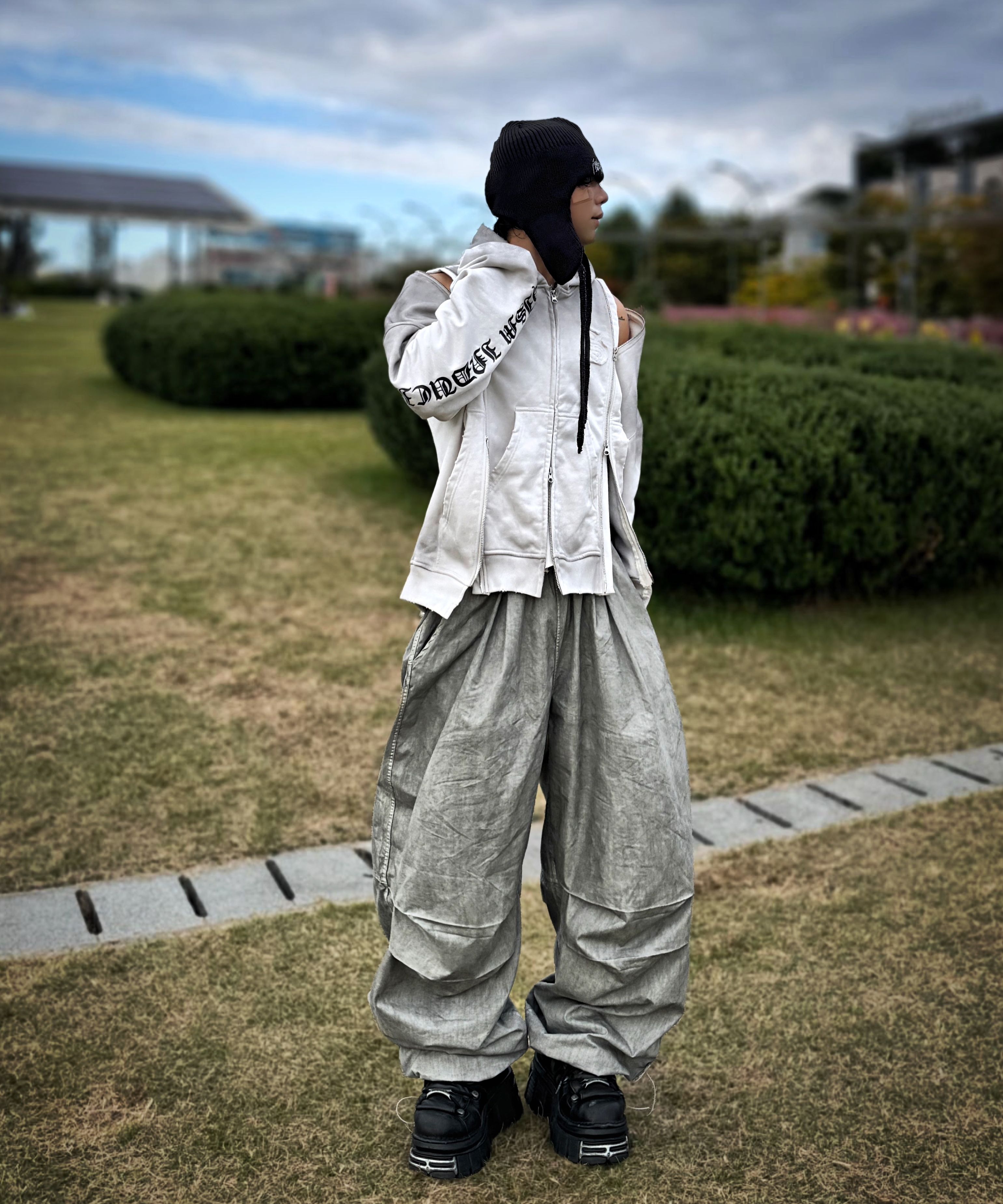 nagonstans layered balloon pants Mサイズ Balloon Pants – La Garçonne