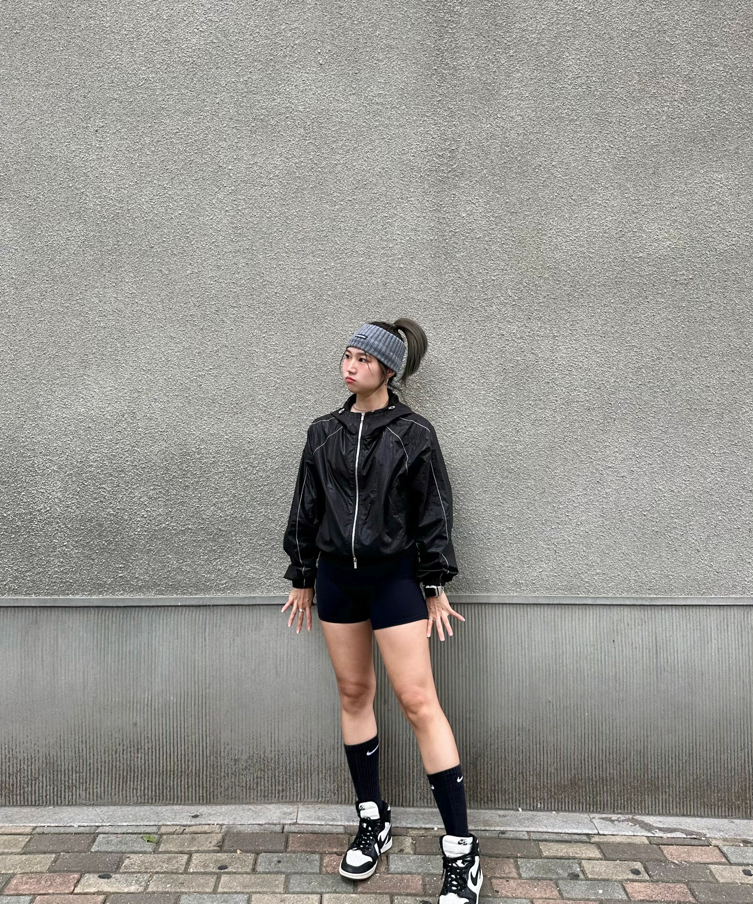 Matin Kim☆MATIN CROP HOODY COATING JUMPER MUSINSA | MATIN KIM MATIN CROP HOODY COATING JUMPER