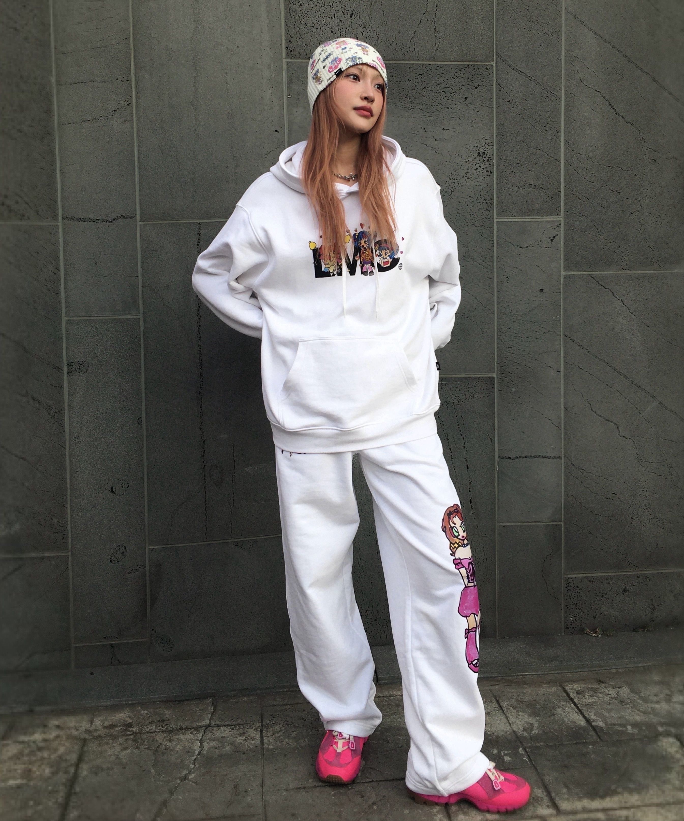 MUSINSA | LMC LMC x SOULPUSSSYCAT GIRLS OG COMBO HOODIE white