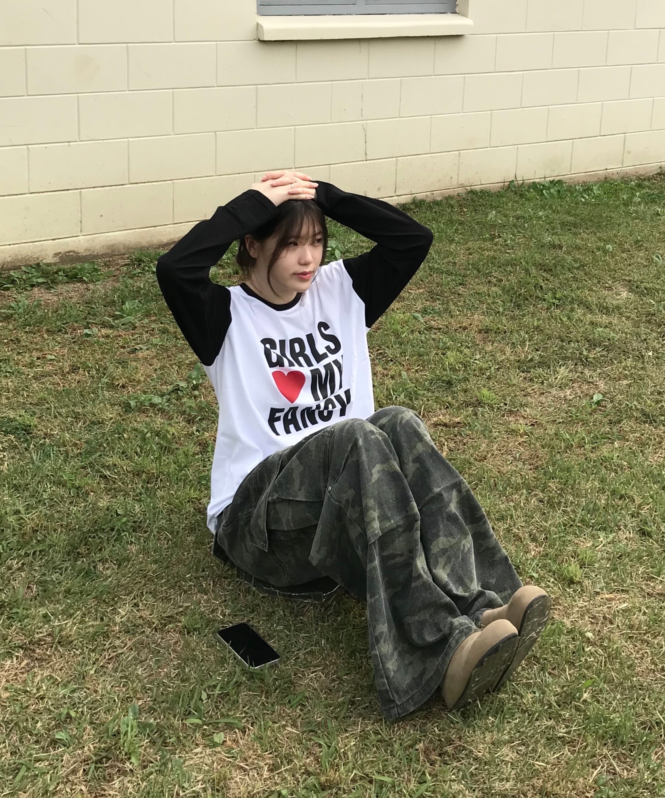 MUSINSA公式 | FANCY CLUB Girls My Fancy Long Sleeve (BLACK)_