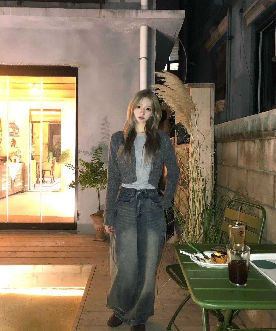 ★Odd Studio X SORANO BALLOON FIT DENIM SNAP BUTTON PANTS MUSINSA | ODDSTUDIO [ODD x SORANO] Balloon Fit Denim Snap