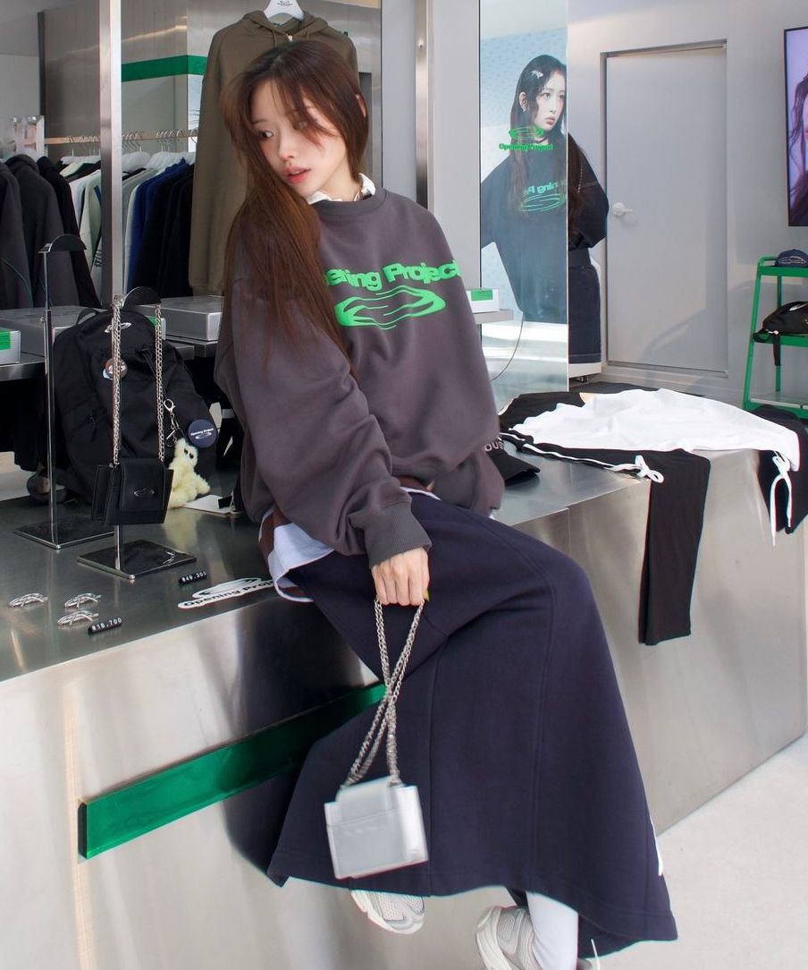 【Opening Project】 Identity Sweatshirt /追跡付 Opening Project】IVEレイ着用 Identity Sweatshirt☆追跡付