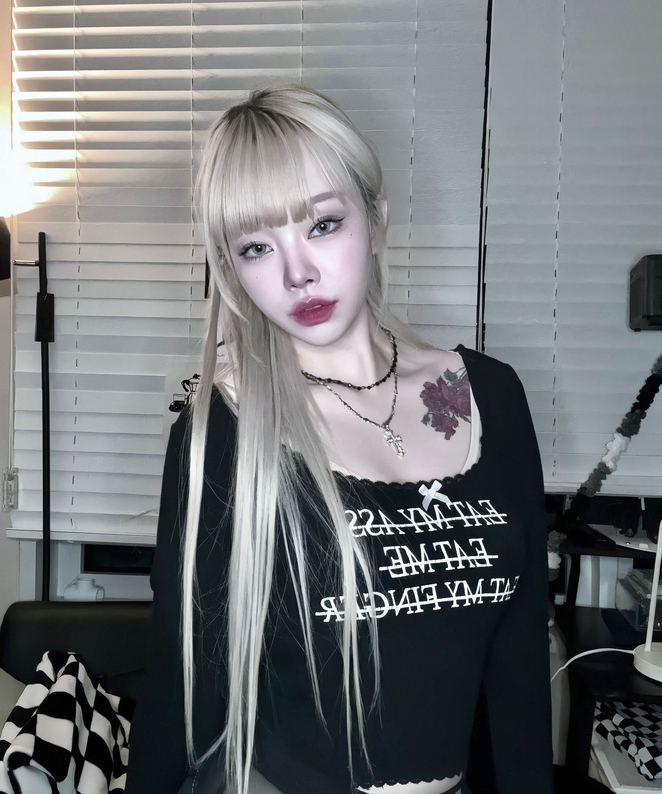 MUSINSA公式 | BADBLOOD Eat Me Long Sleeve - Black