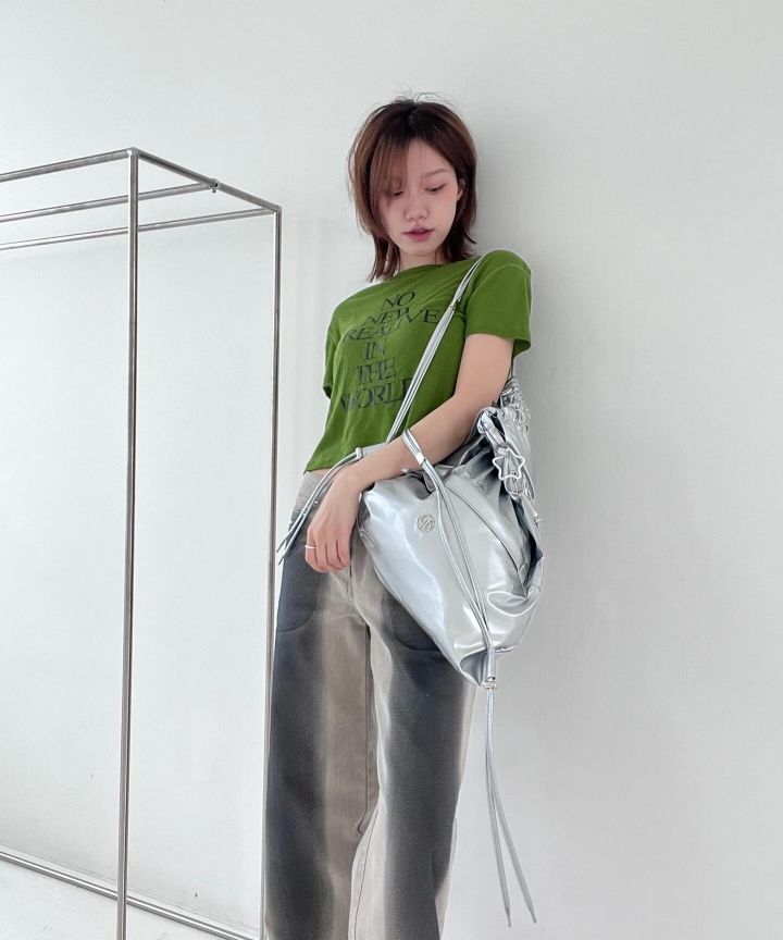 【Don't Ask My Plan】GLOSSY STRING BACK PACK(3色) Don't Ask My Plan】GLOSSY STRING BACK PACK(3色)