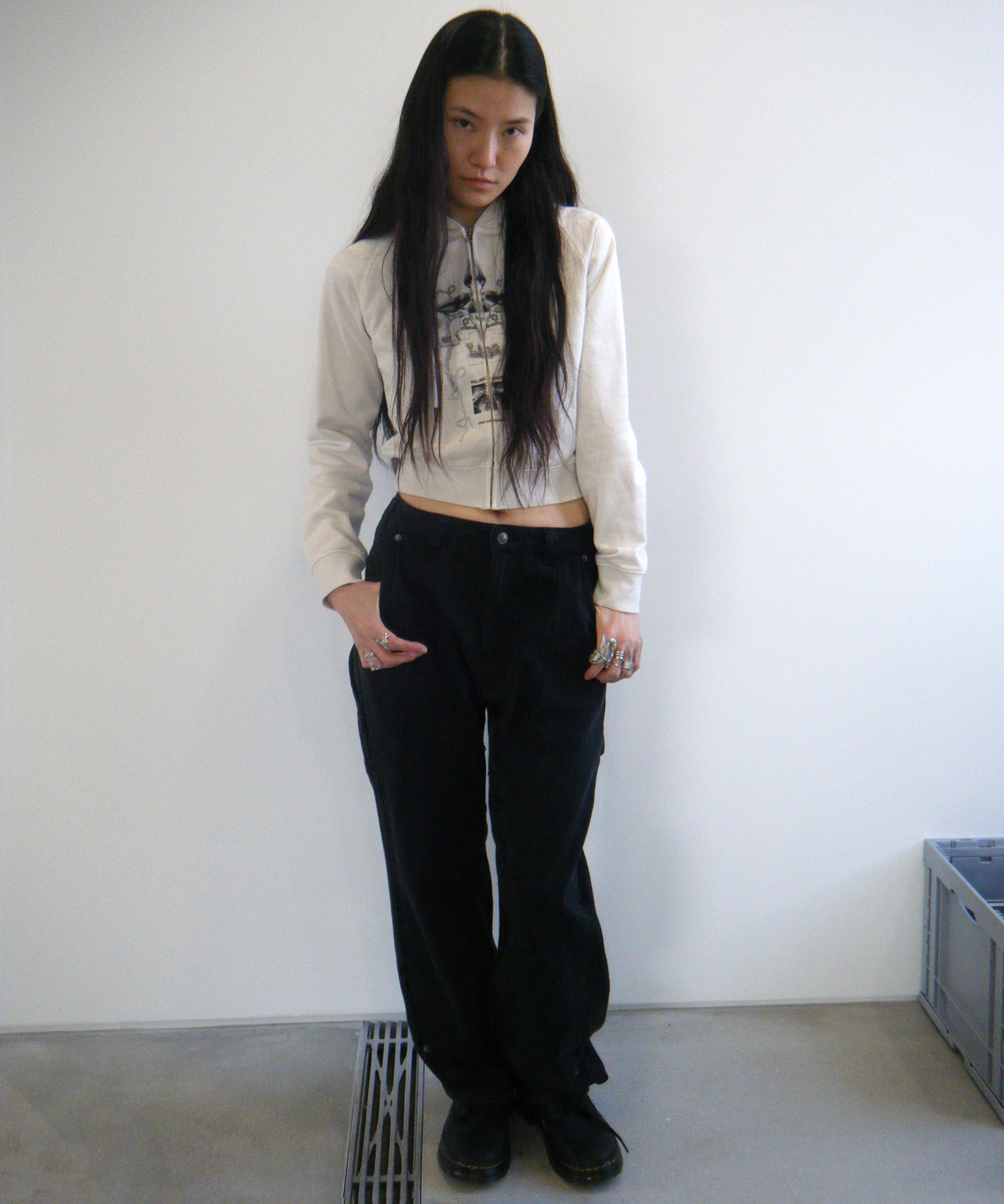 MUSINSA | WELLBEING EXPRESS Washed Carpenter Pants Mud