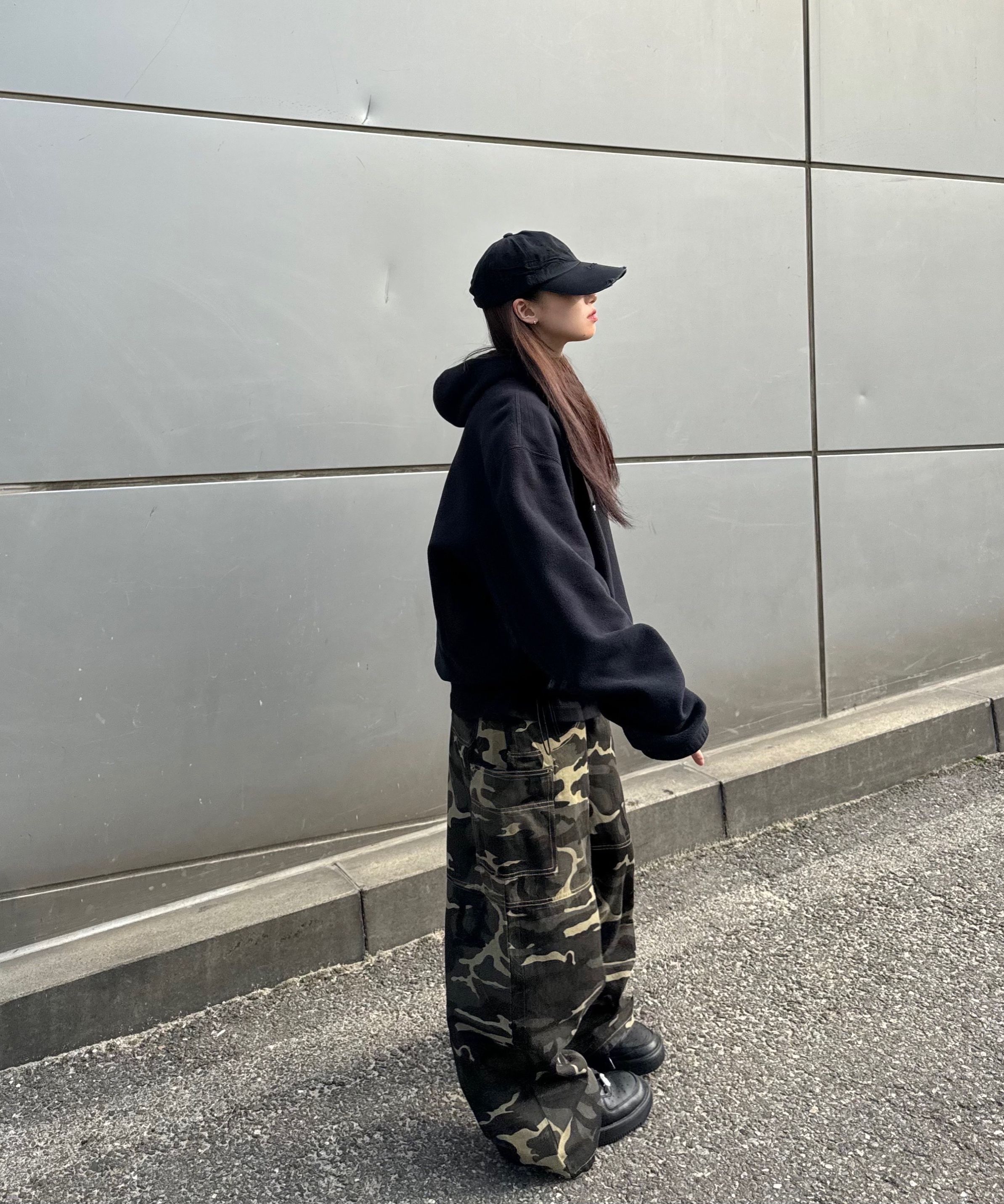 ★ NASTY FANCY CLUB★ Carpenter Lettering Denim Pants KHAKI FANCY CLUB】CARPENTER LETTERING DENIM PANTS | OUR BRAND