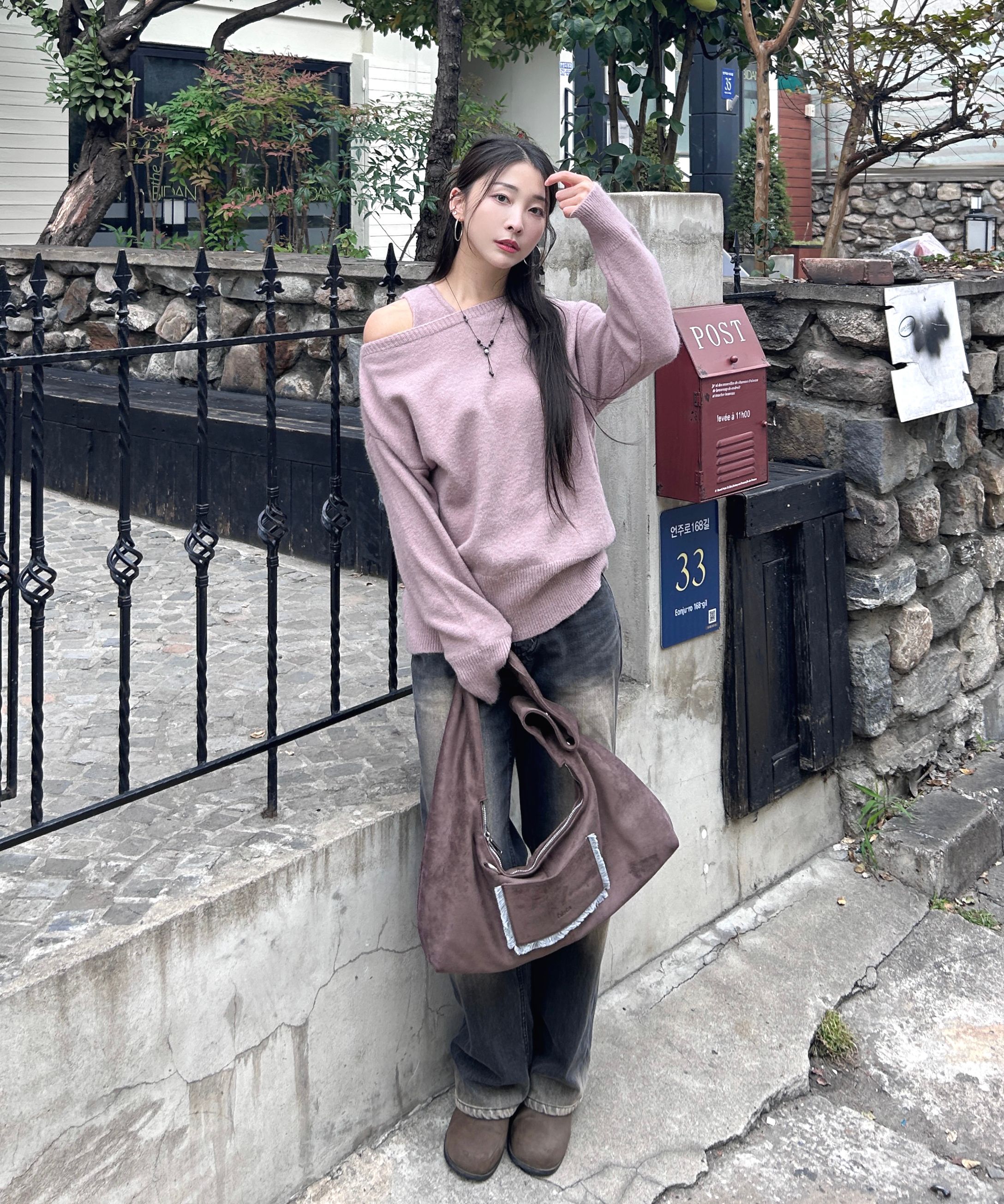 [hieta] / ☆ Tina / Suede brown HIETA - Tina Bag / Brown – KORIAH