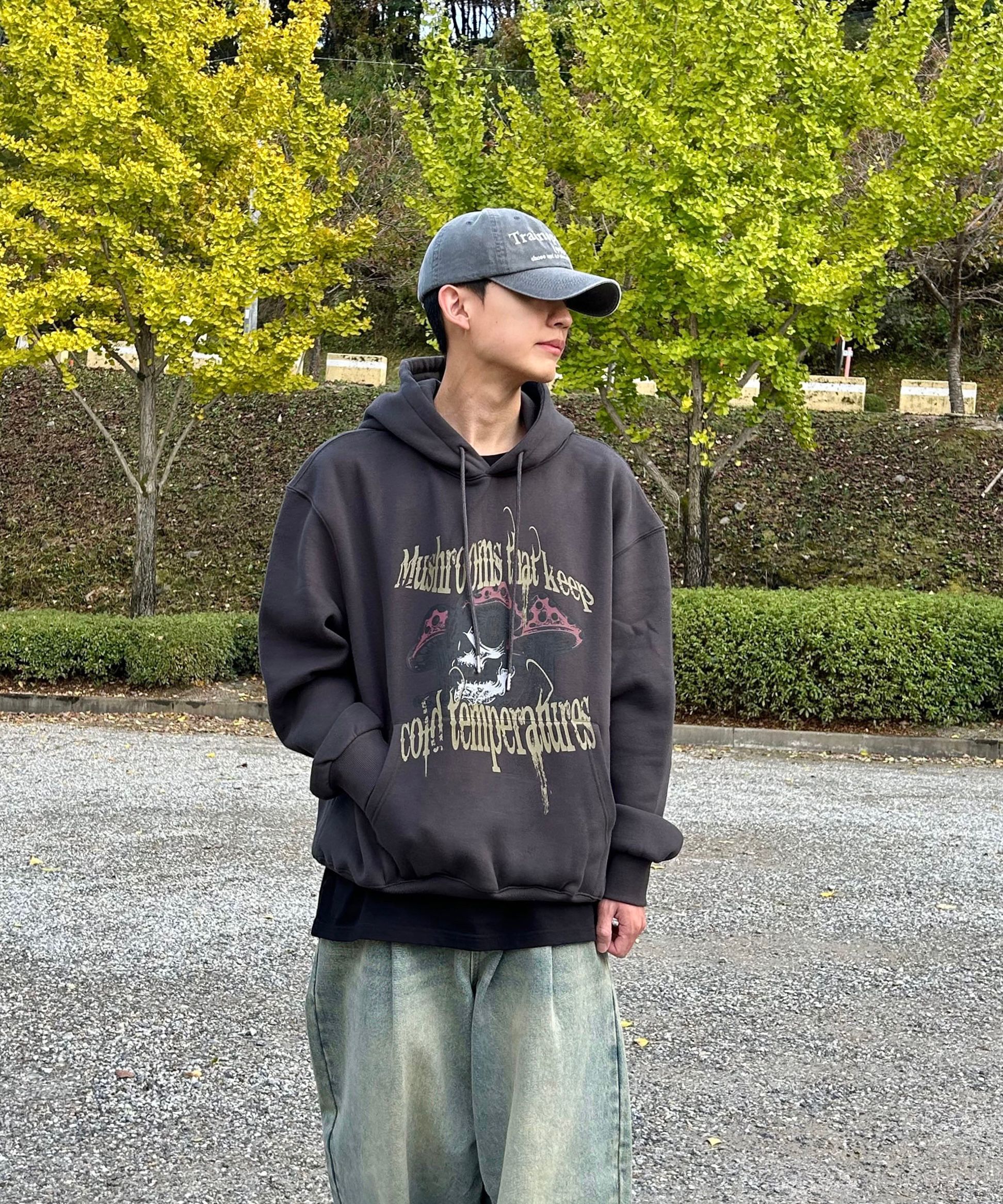 ★SUPERSUB★ Ice Mushroom Hoodie Deep Pink ERHEARH WOOL LINING] ICE MUSHROOM HOODIE - DEEP PINK - SUPERSUB | 60