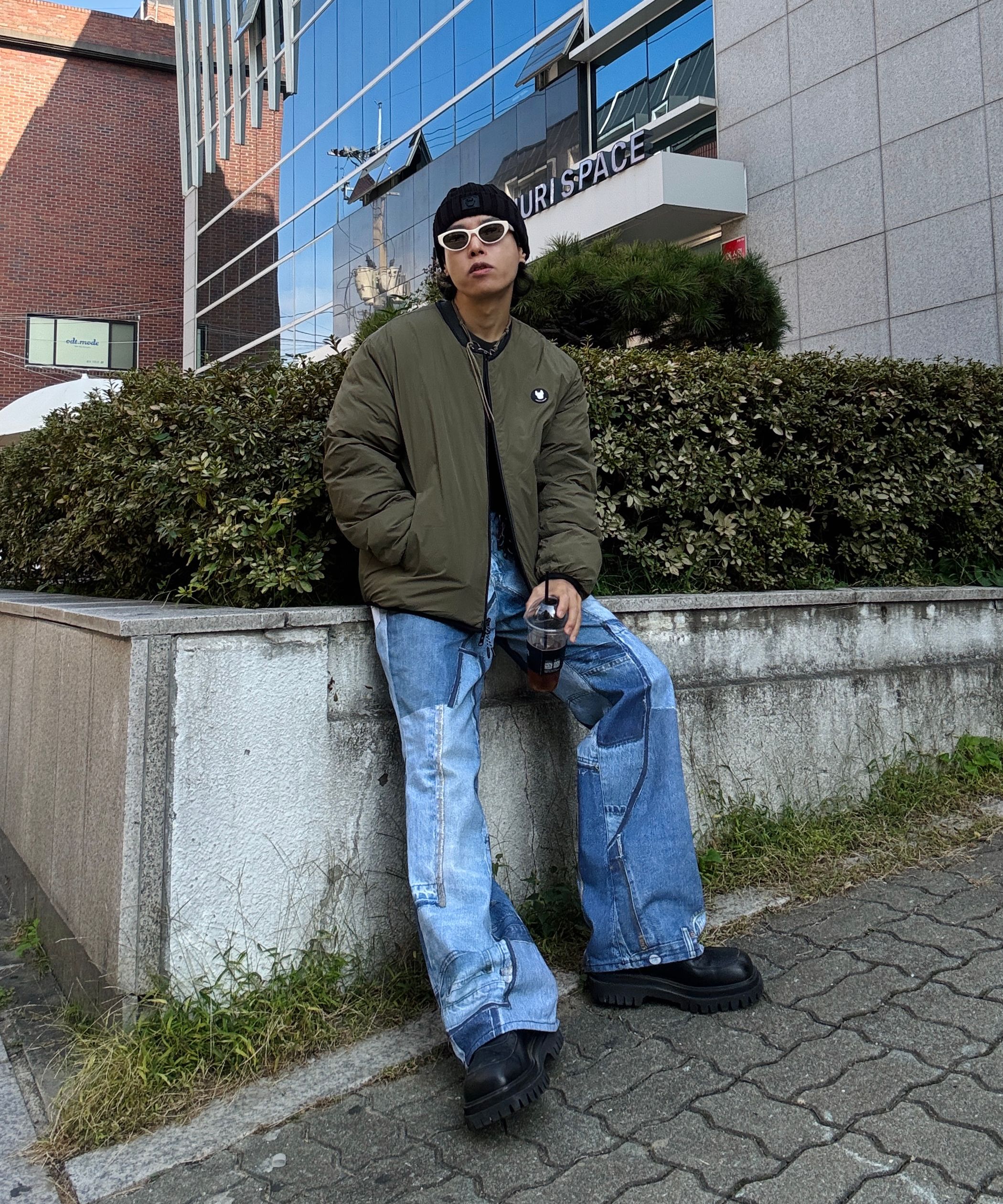 MUSINSA公式 | LIFEWORK 共用) エアリーリバーシブルダウンジャンパー