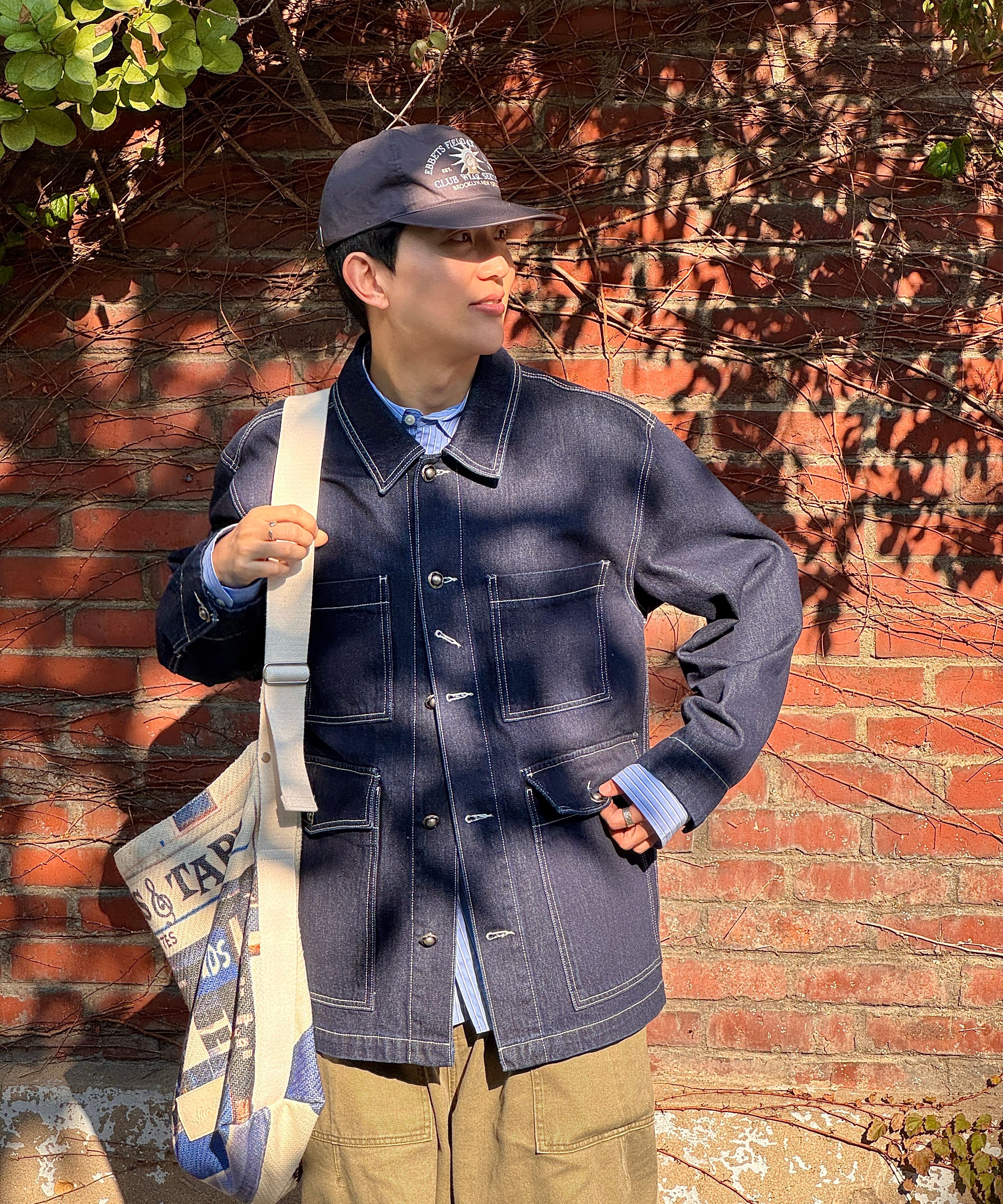 MUSINSA公式 | JUAN HOMME デニムワークジャケット（インディゴ）