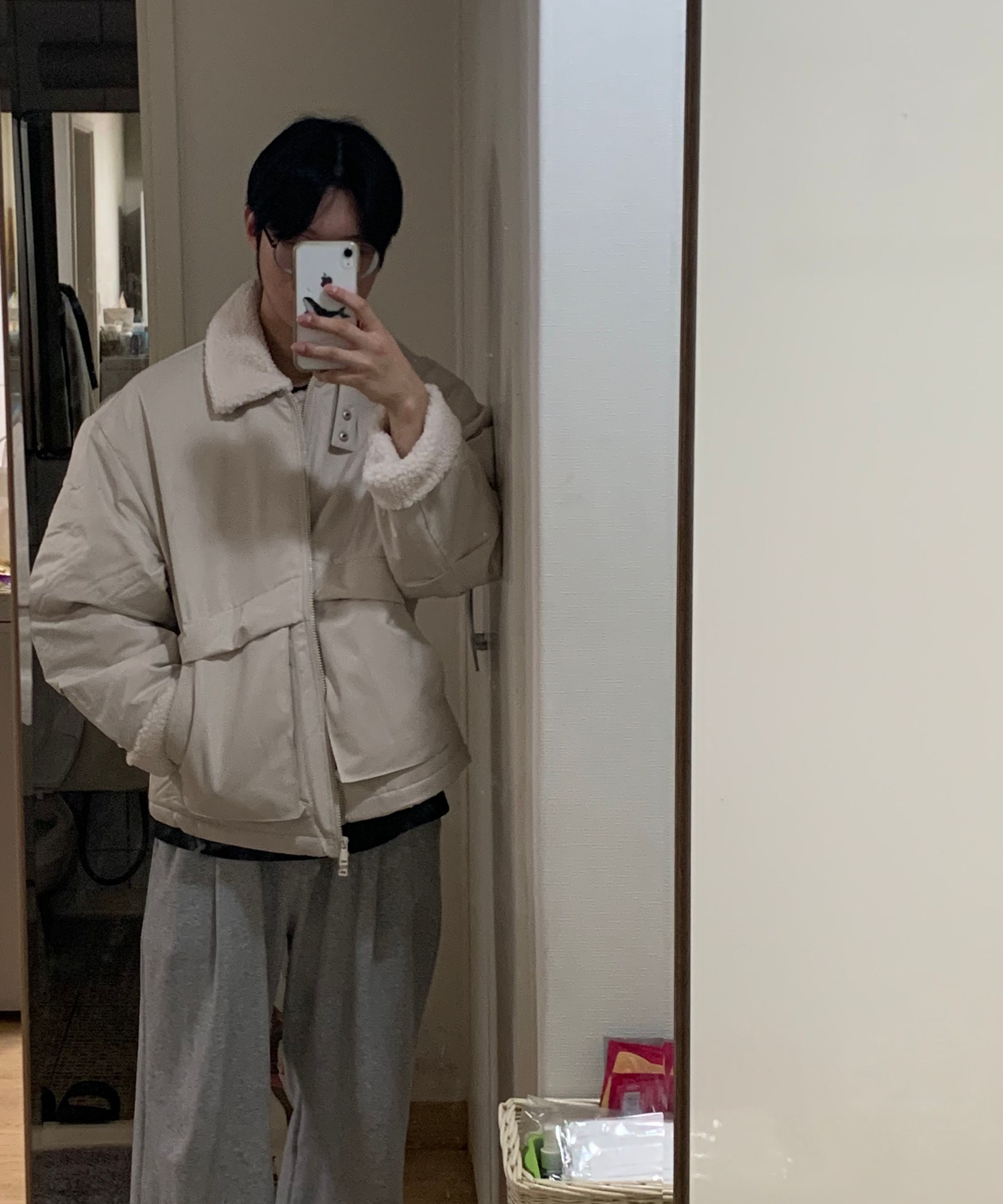 MUSINSA公式 | Codegraphy Heavy boa fleece muton jacket_3color