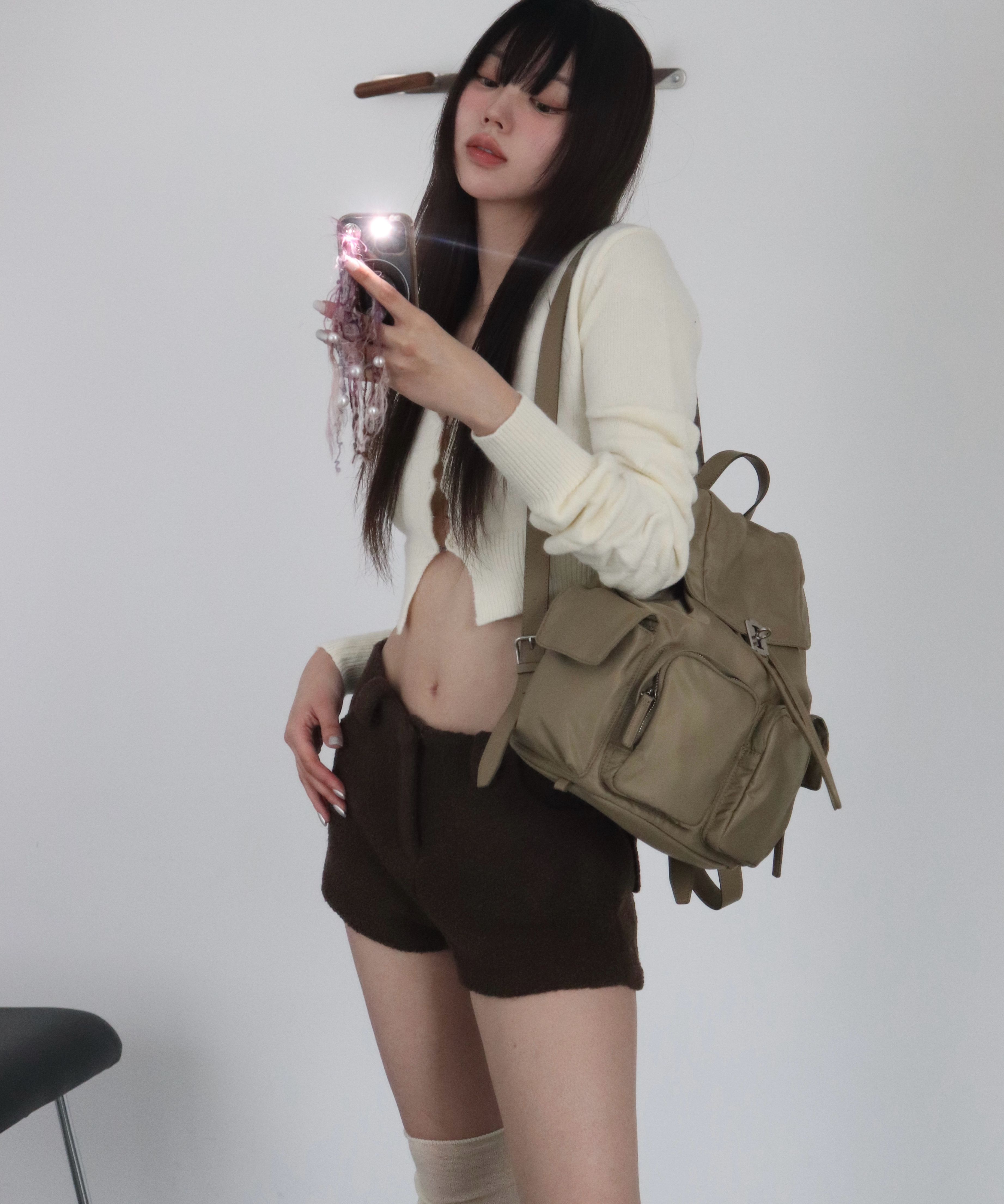 MUSINSA | VUNQUE Hey Double Pocket Backpack M (헤이 더블 포켓 백팩