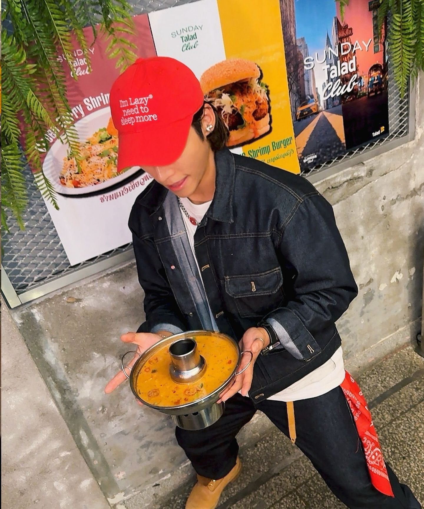 セットアップ（メンズ） LAUGHER [SET] [Non-fade] Cowboy denim set up 5FT391 MUSINSA | LAUGHER [SET] [Non-fade] Cowboy denim setup