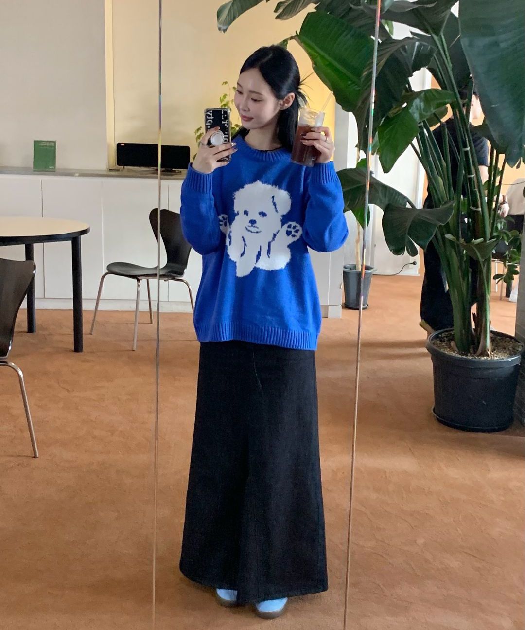 さらに100円引き◆WAI KEI◆Sleeping maltese graphic knit MUSINSA公式 | WAI KEI Hairy Maltese Graphic Knit Pink
