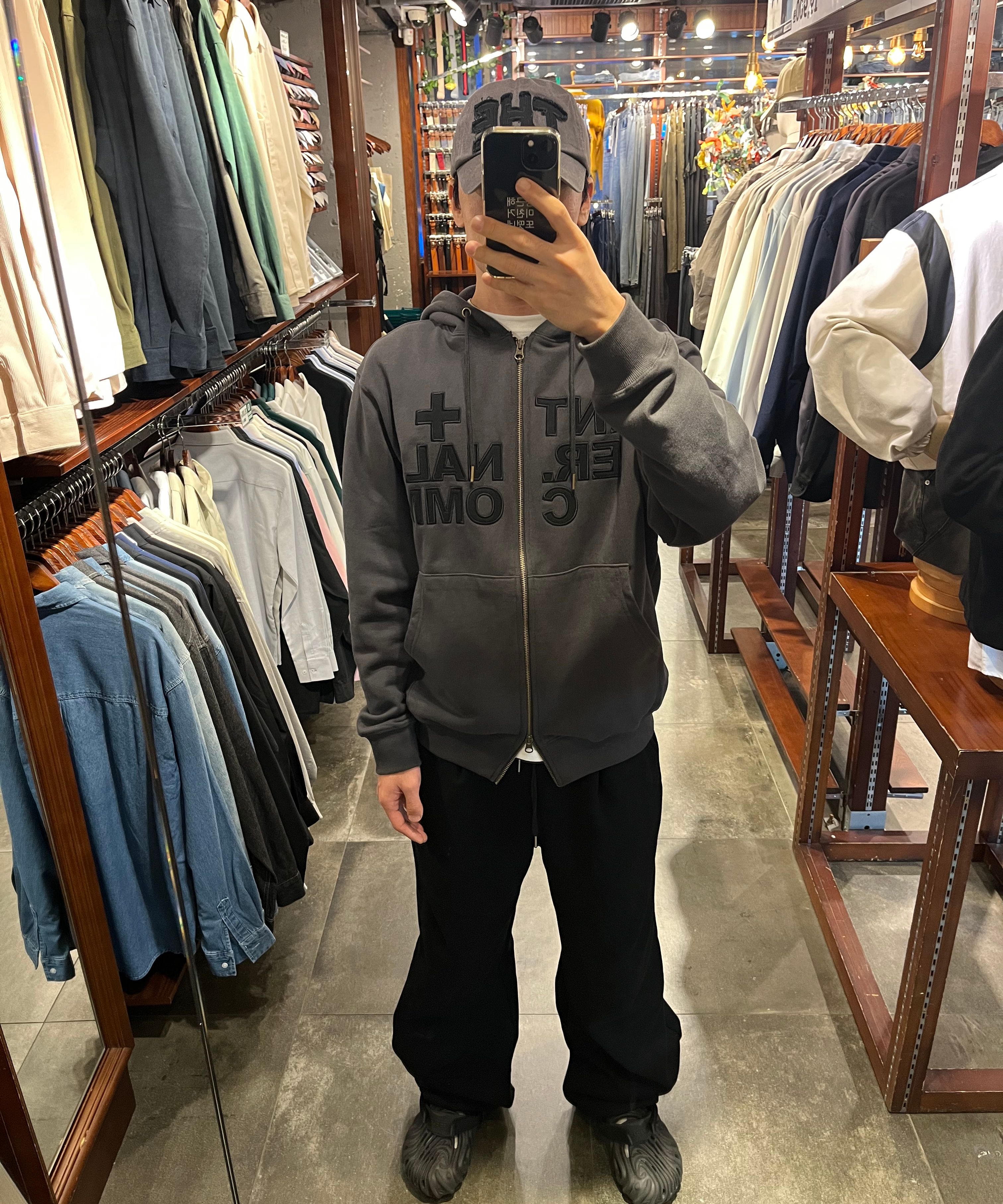 ◆THE COLDEST MOMENT◆ TCM heart cap charcoal 25060212 MUSINSA | THE COLDEST MOMENT TCM ethnic hooded zip-up (charcoal)