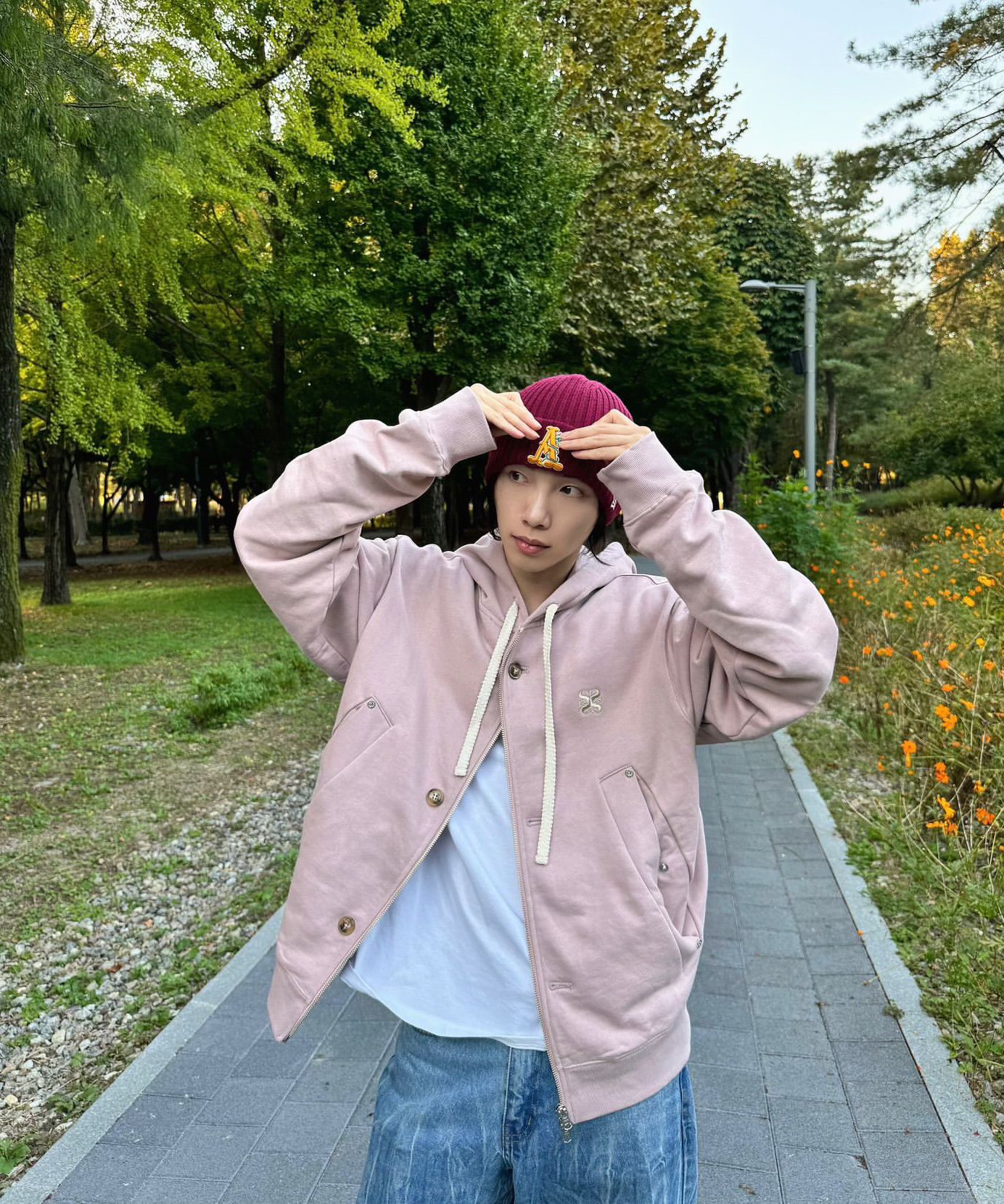 SATUR ■ Theo Cotton All Day Hooded Zip-Up MUSINSA | SATUR Theo Cotton All Day Hooded Zip-up Melange Gray