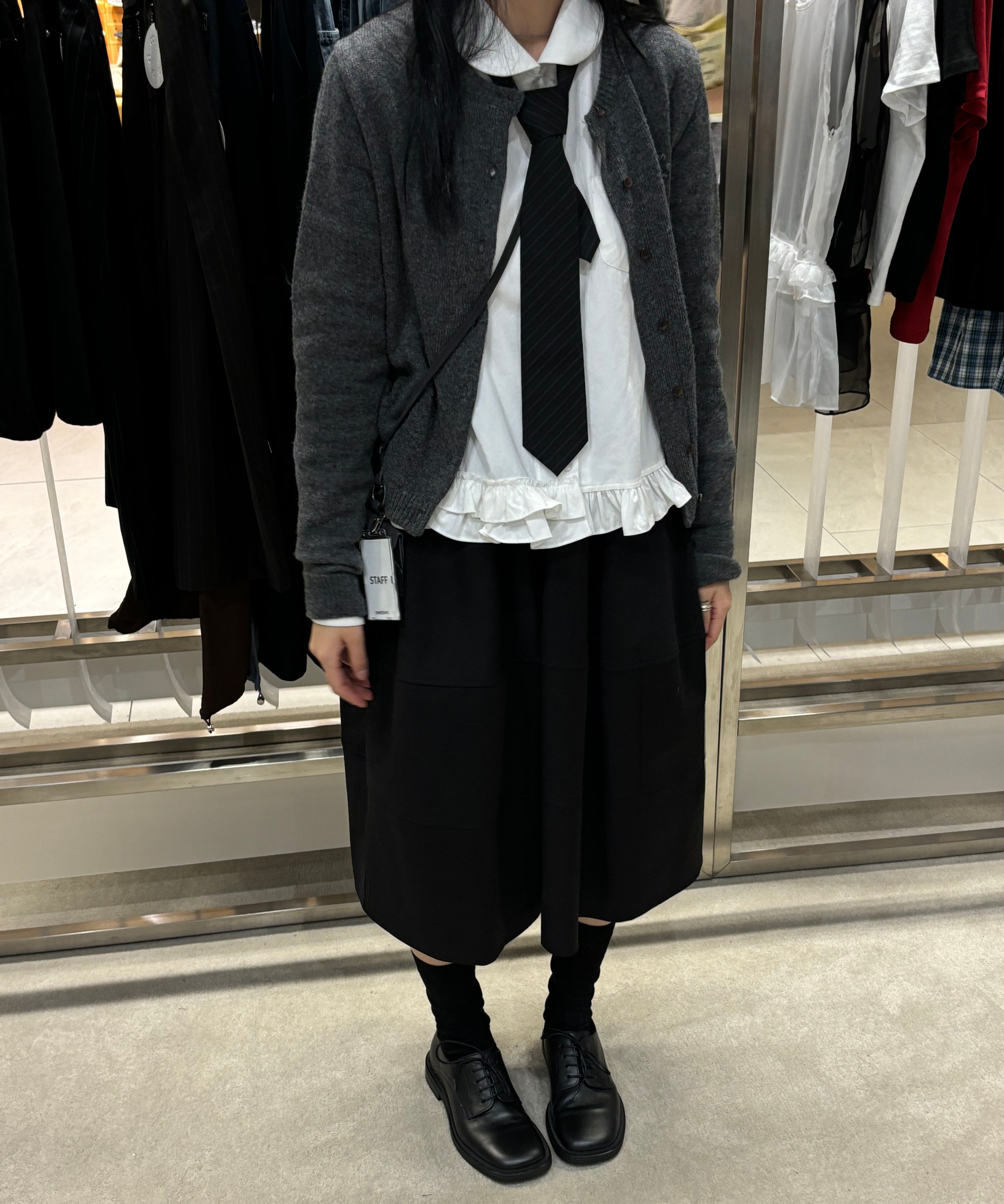 ホット セールの通販 MUSINSA | OHESHIO FRILL POCKET BLOUSE, IVORY トップス