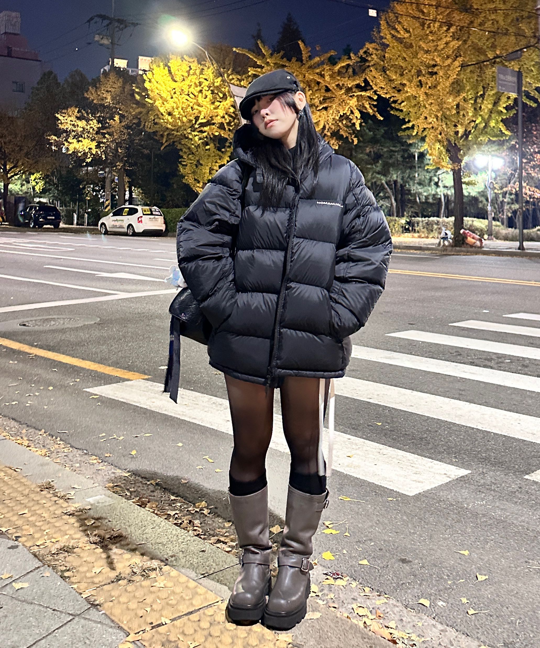 ダウンジャケット・コート NOMANUAL DIVISION HOODED DUCK DOWN SAGE GREEN NM64DW02M1DG MUSINSA | NOMANUAL DIVISION HOODED DUCK DOWN - SAGE GREEN